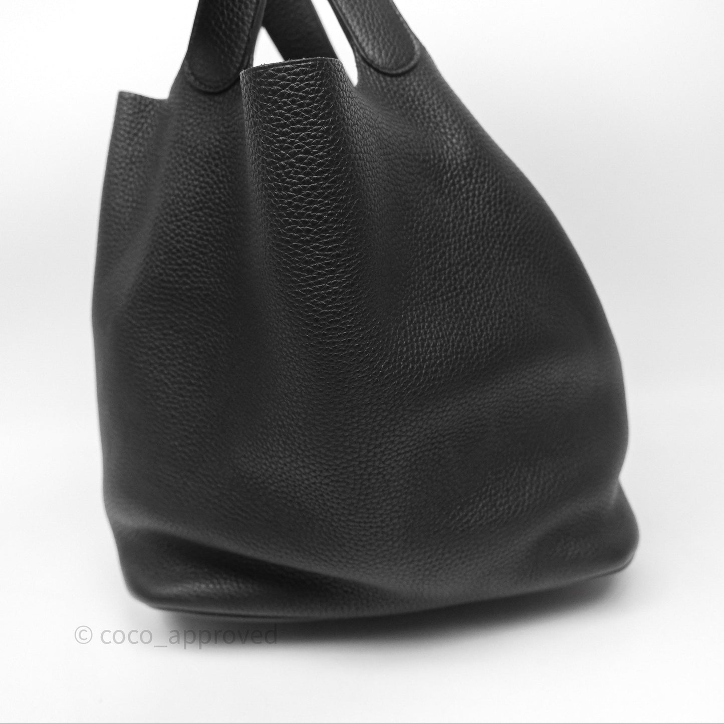 Hermès Picotin 26 Black Noir 89 Clemence Palladium Hardware