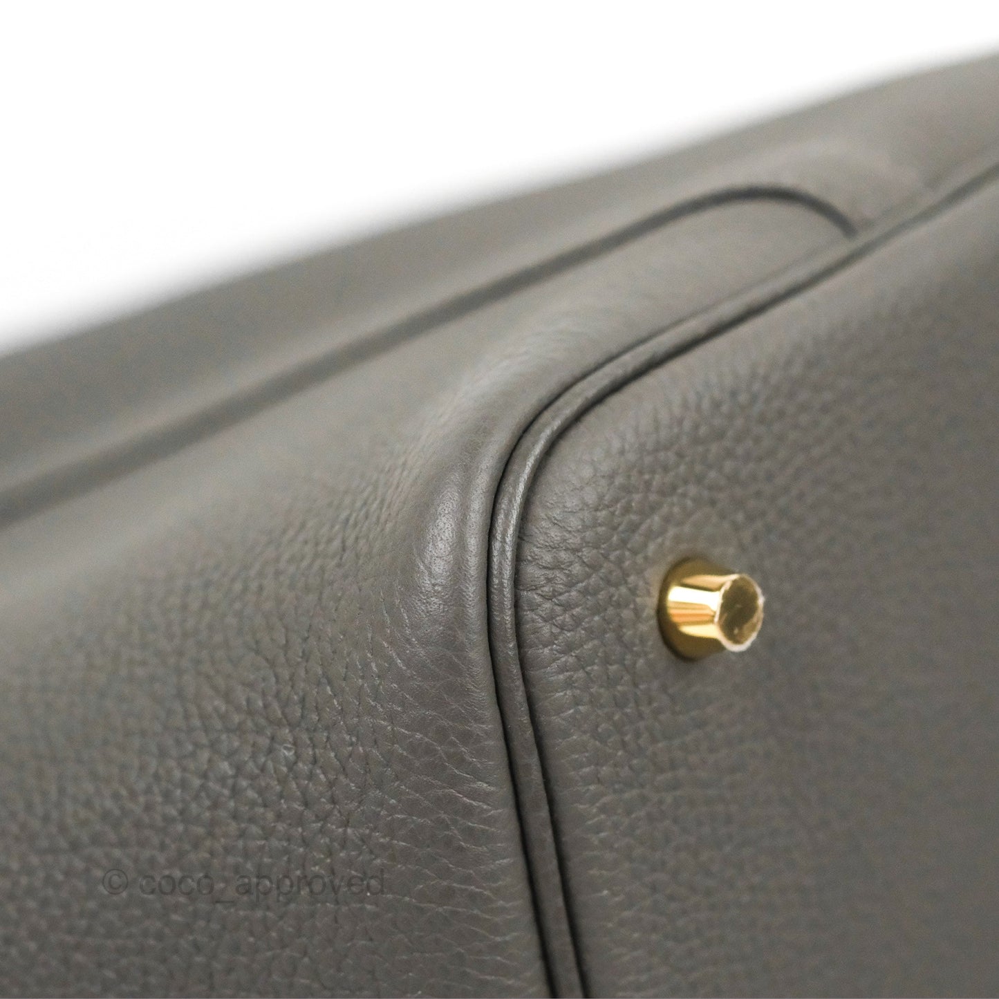 Hermès Picotin 22 Graphite Grey TM Gold Hardware