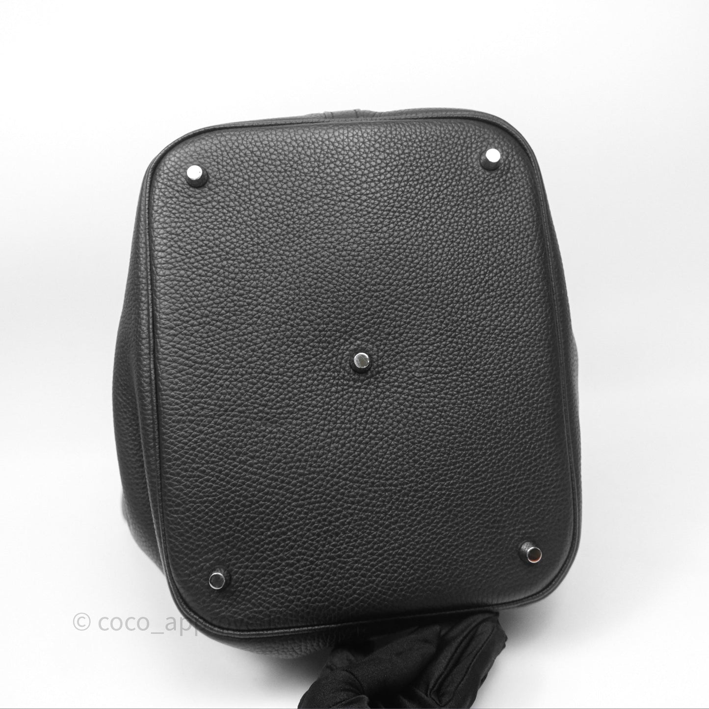 Hermès Picotin 26 Black Noir 89 Clemence Palladium Hardware