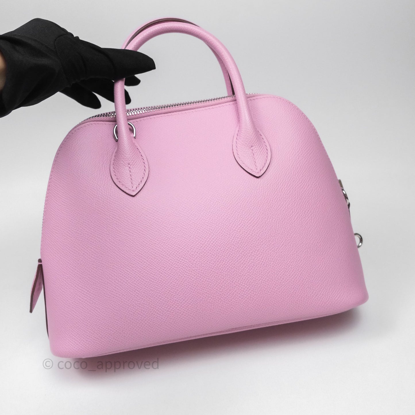 Hermès Bolide 1923 25 Mauve Sylvestre X9 Epsom Palladium Hardware