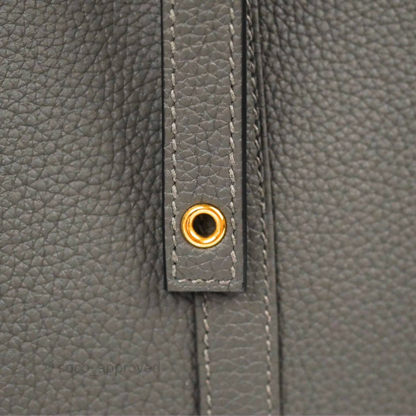 Hermès Picotin 22 Graphite Grey TM Gold Hardware