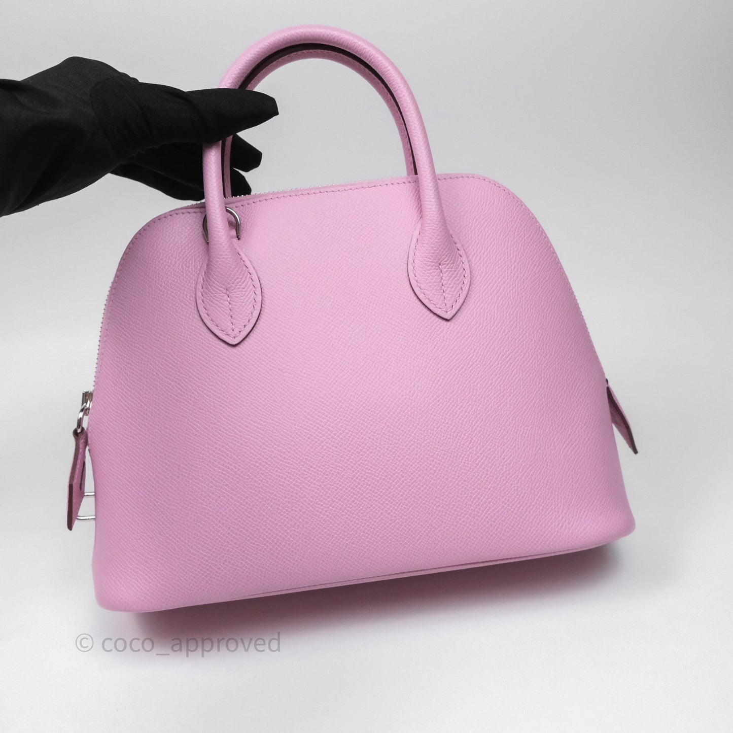 Hermès Bolide 1923 25 Mauve Sylvestre X9 Epsom Palladium Hardware