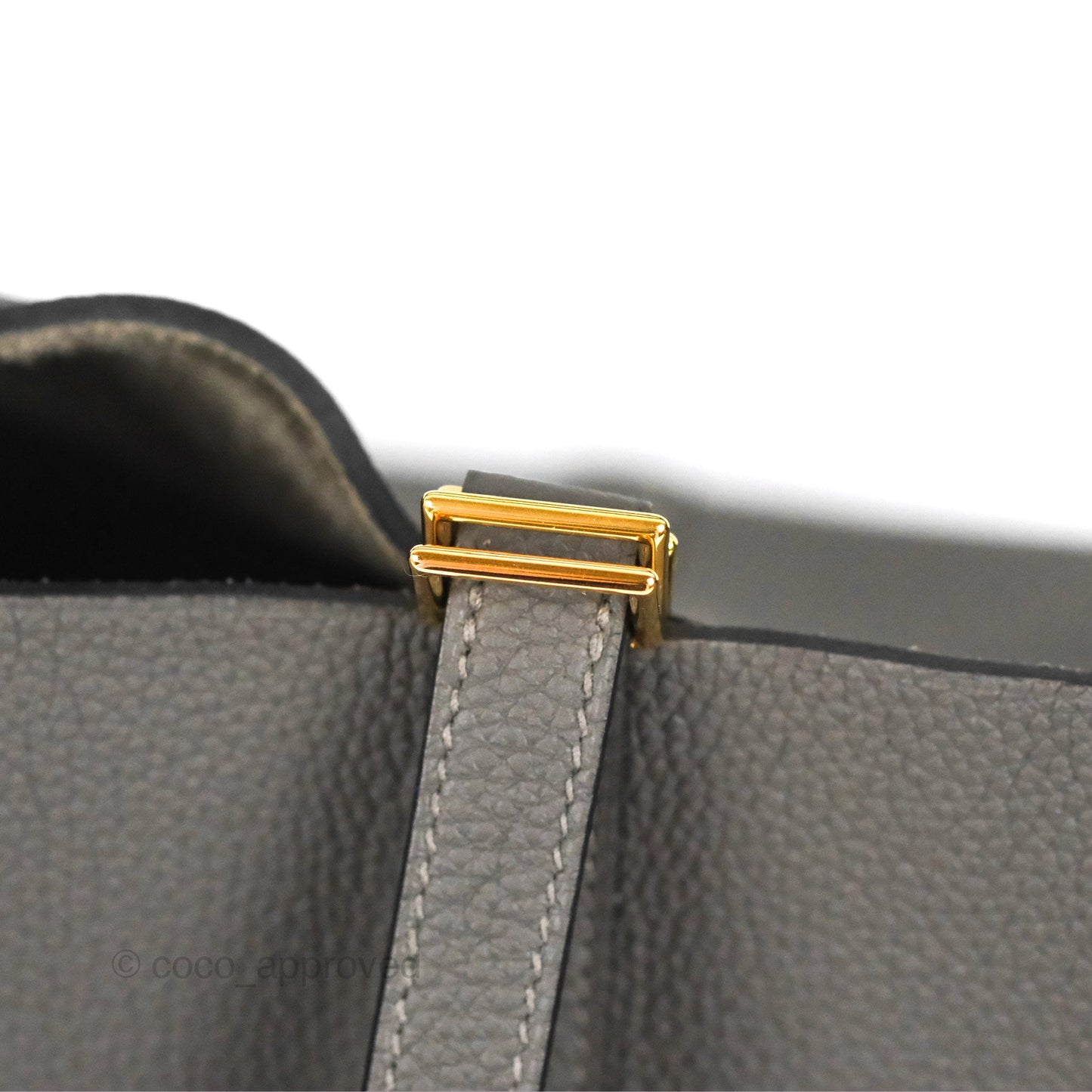 Hermès Picotin 22 Graphite Grey TM Gold Hardware