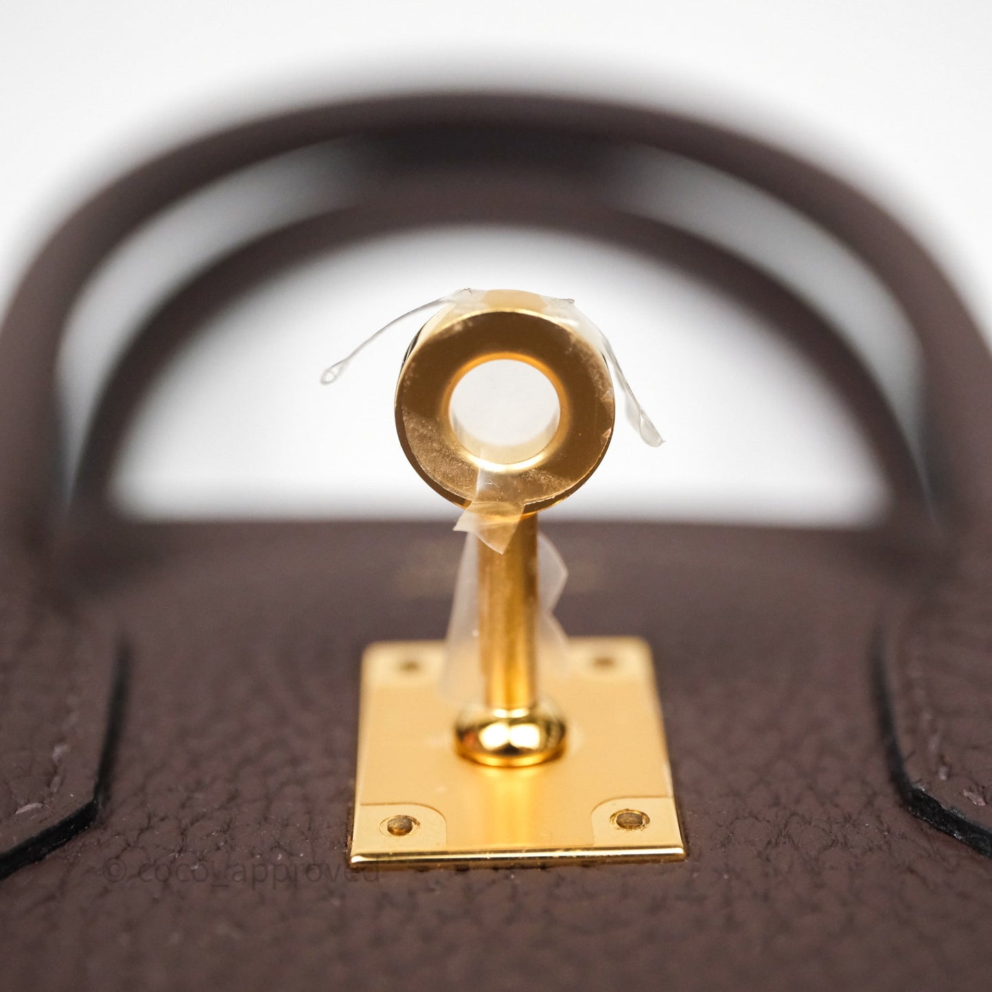 Hermes Birkin 25 Ebene Togo Gold Hardware