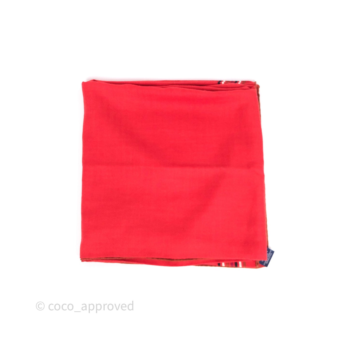 Hermès Cashmere Encadre Liste au Fil Shawl Scarf 140