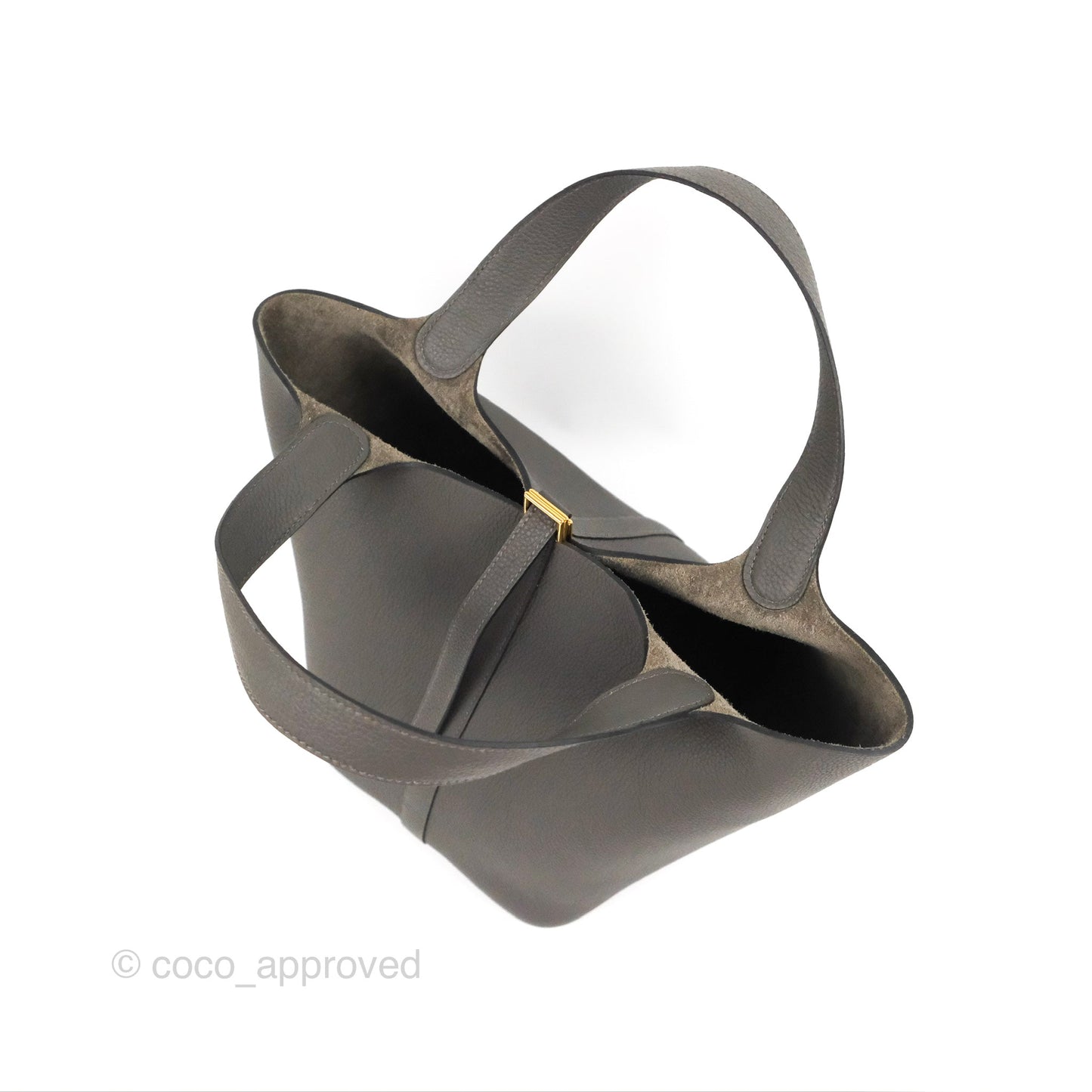 Hermès Picotin 22 Graphite Grey TM Gold Hardware
