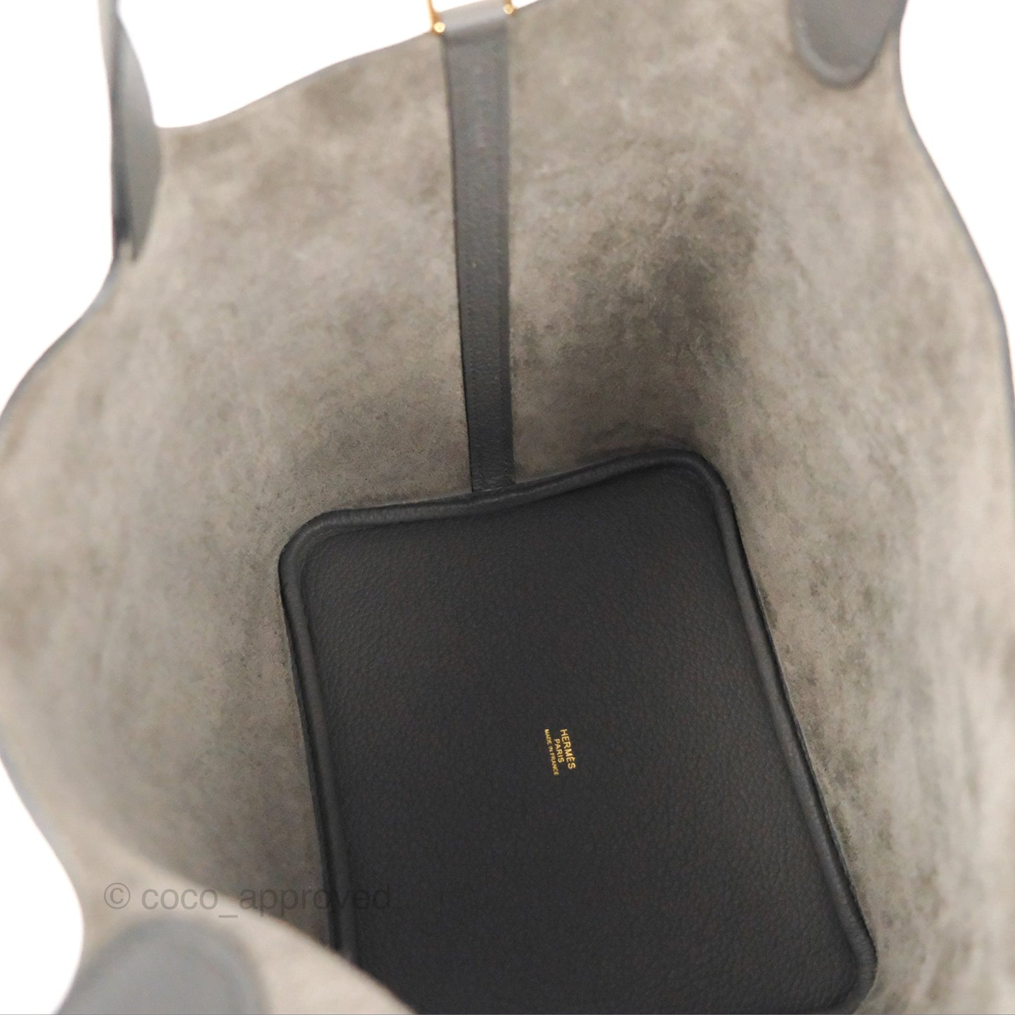 Hermès Picotin 22 Graphite Grey TM Gold Hardware
