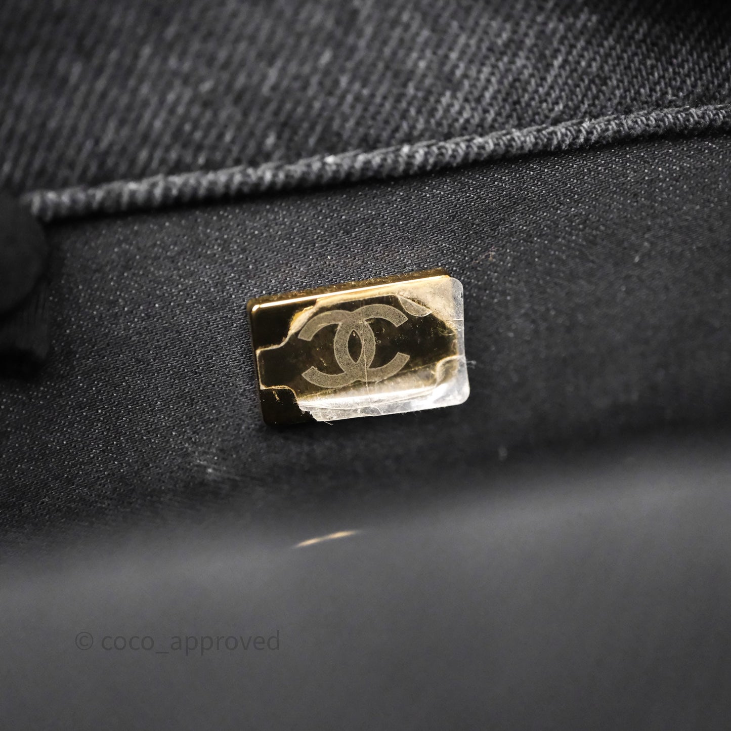Chanel Quilted Small Denim Mood Flap Black Multicolor