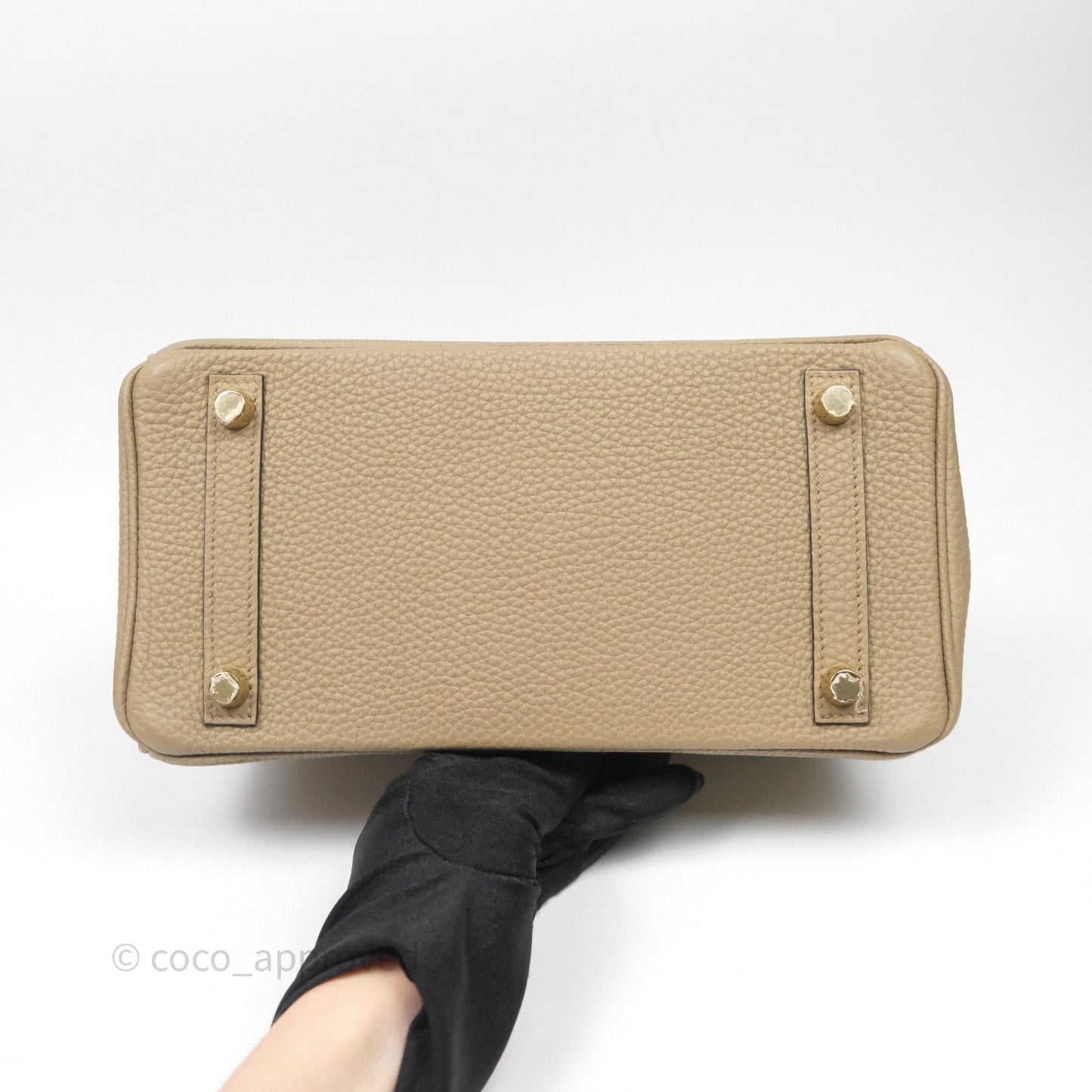 Hermès Birkin 25 Beige Marfa Togo Gold Hardware