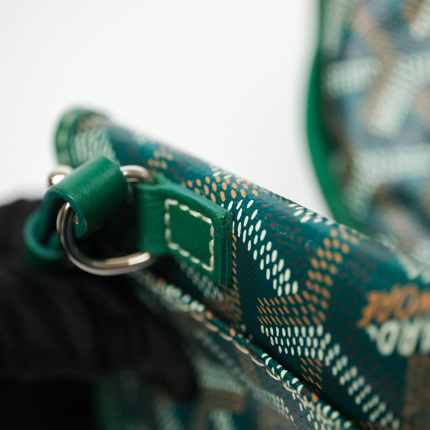 Goyard Anjou Mini Bag Goyardine Canvas Green