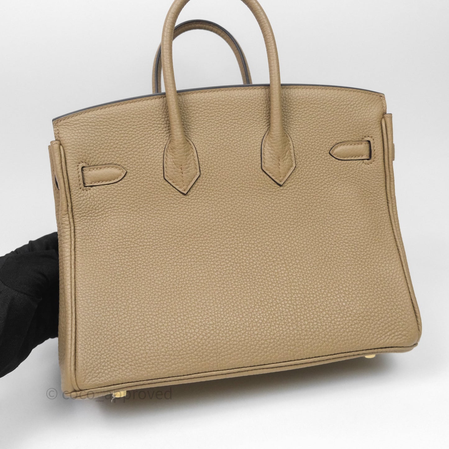 Hermès Birkin 25 Beige Marfa Togo Gold Hardware