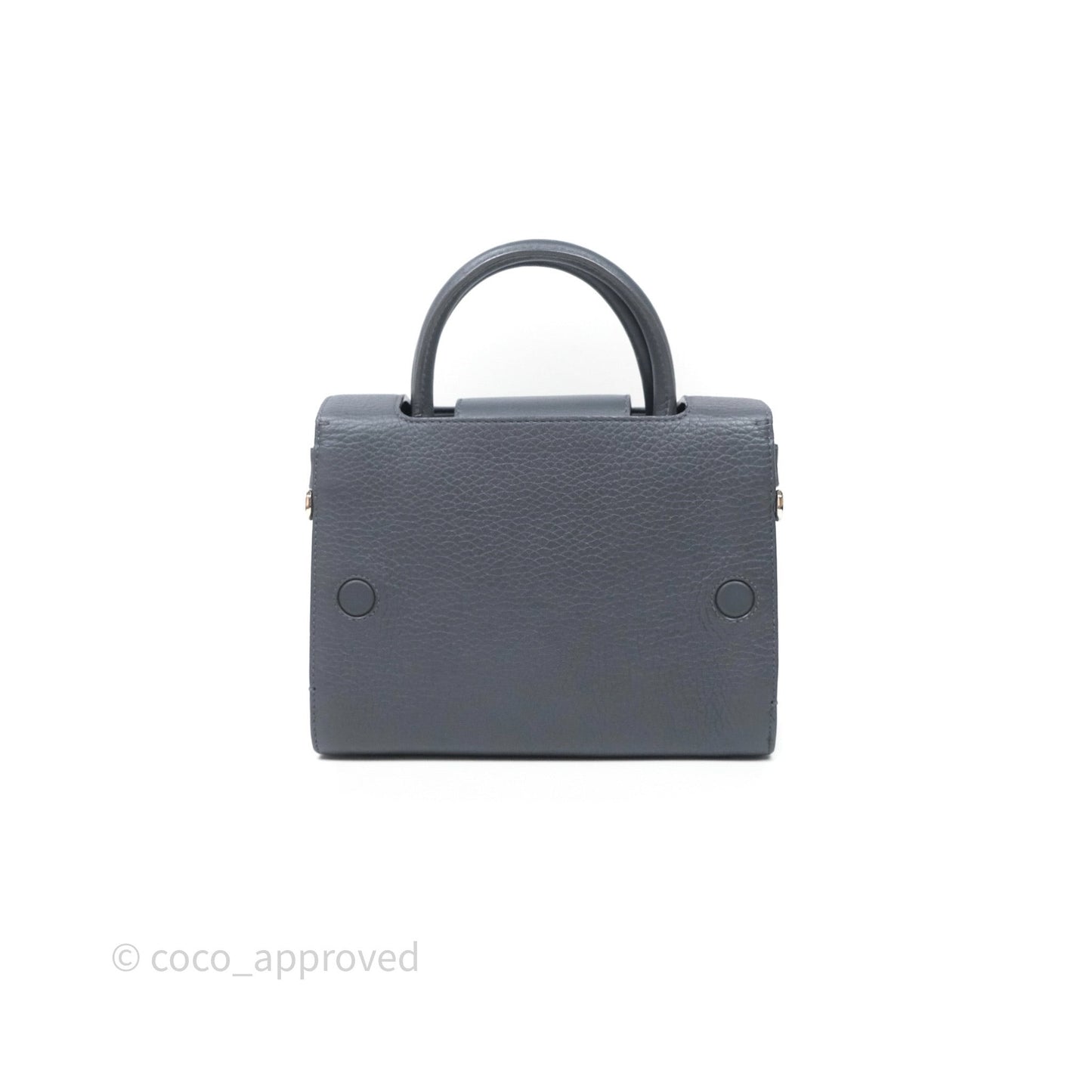 Christian Dior Mini Diorever Bag Grained Calfskin Grey