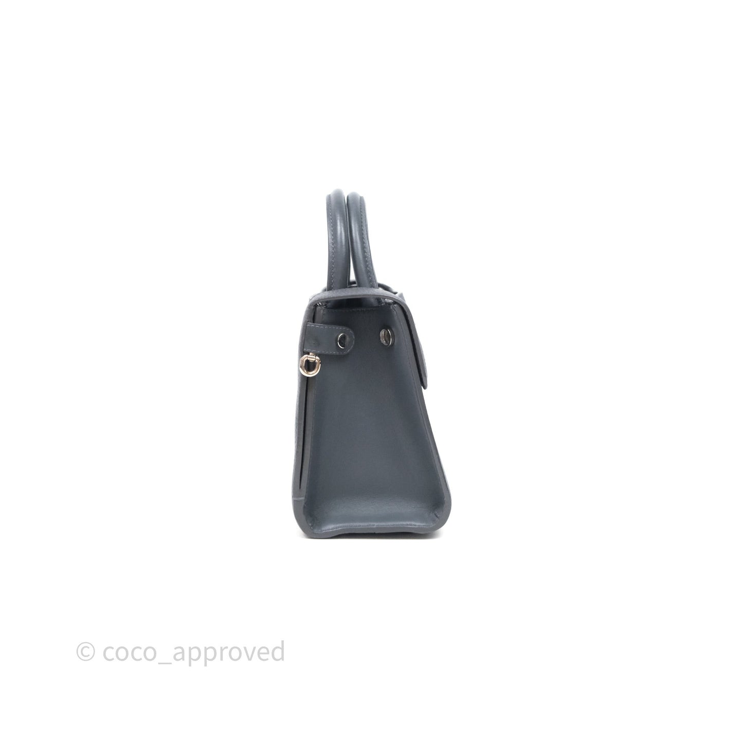Christian Dior Mini Diorever Bag Grained Calfskin Grey