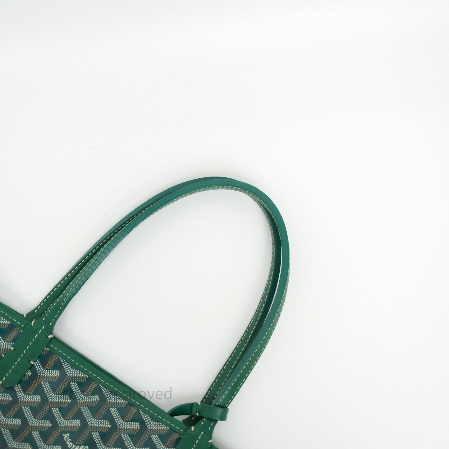 Goyard Anjou Mini Bag Goyardine Canvas Green