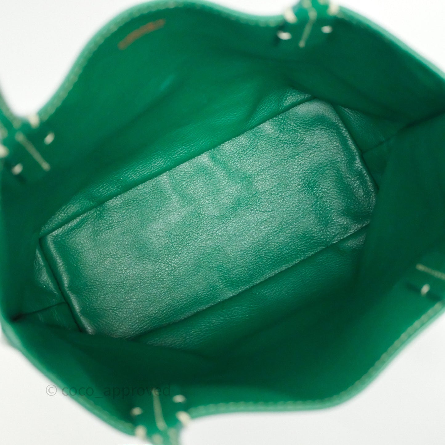 Goyard Anjou Mini Bag Goyardine Canvas Green