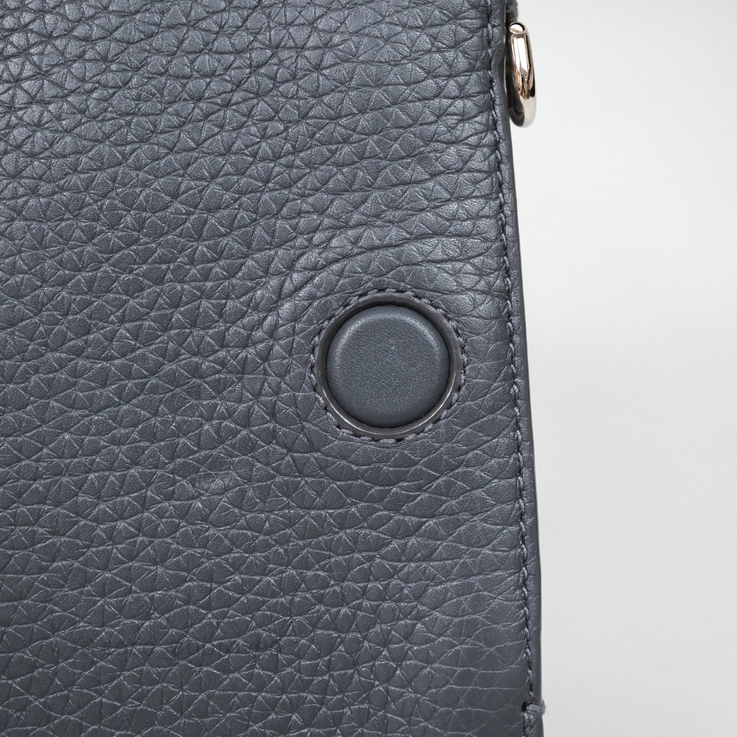 Christian Dior Mini Diorever Bag Grained Calfskin Grey