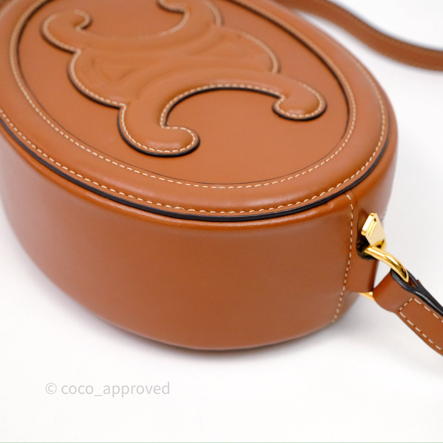 Celine Oval Bag Cuir Triophe Tan Calfskin