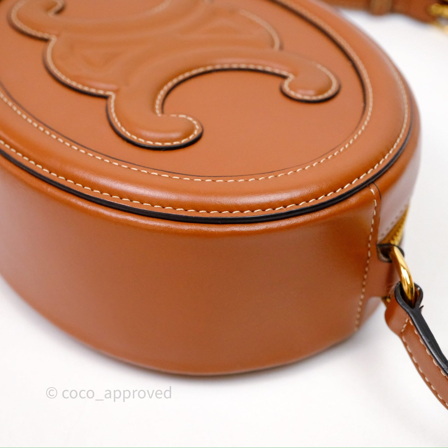 Celine Oval Bag Cuir Triophe Tan Calfskin