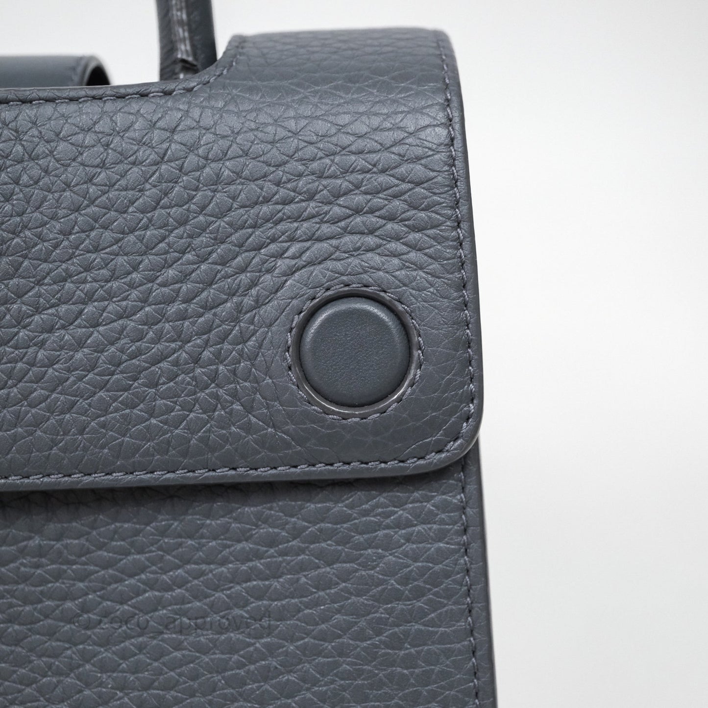 Christian Dior Mini Diorever Bag Grained Calfskin Grey