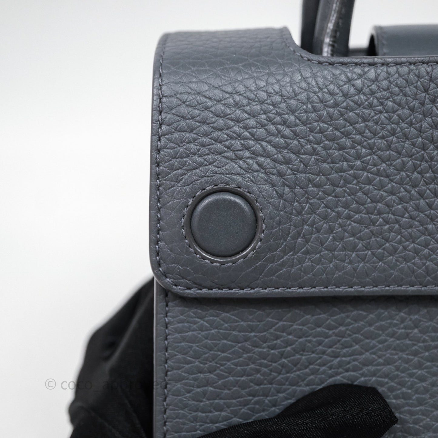 Christian Dior Mini Diorever Bag Grained Calfskin Grey