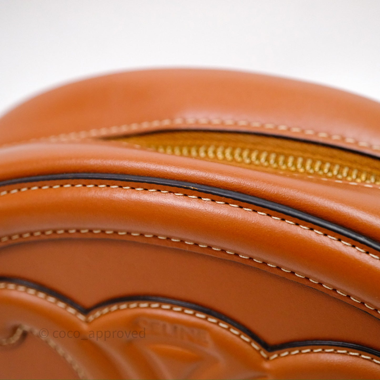 Celine Oval Bag Cuir Triophe Tan Calfskin