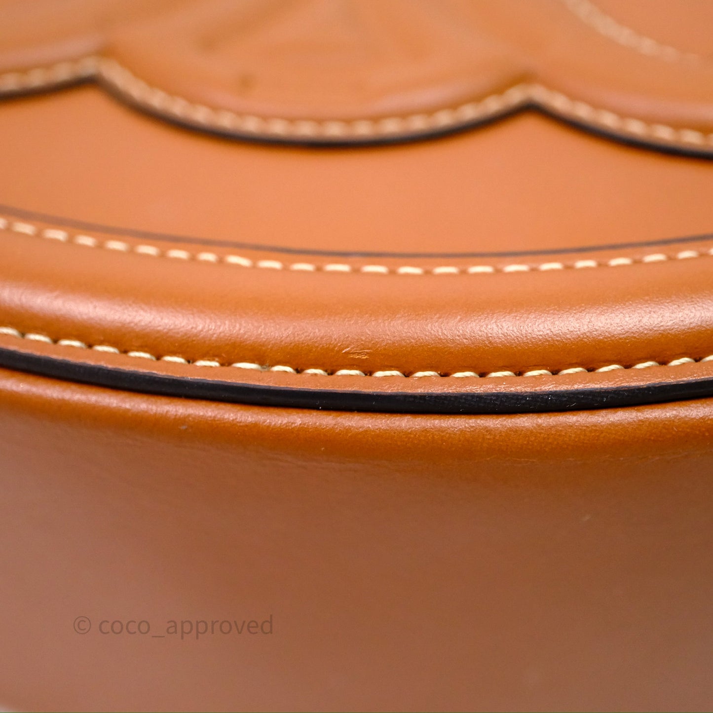 Celine Oval Bag Cuir Triophe Tan Calfskin
