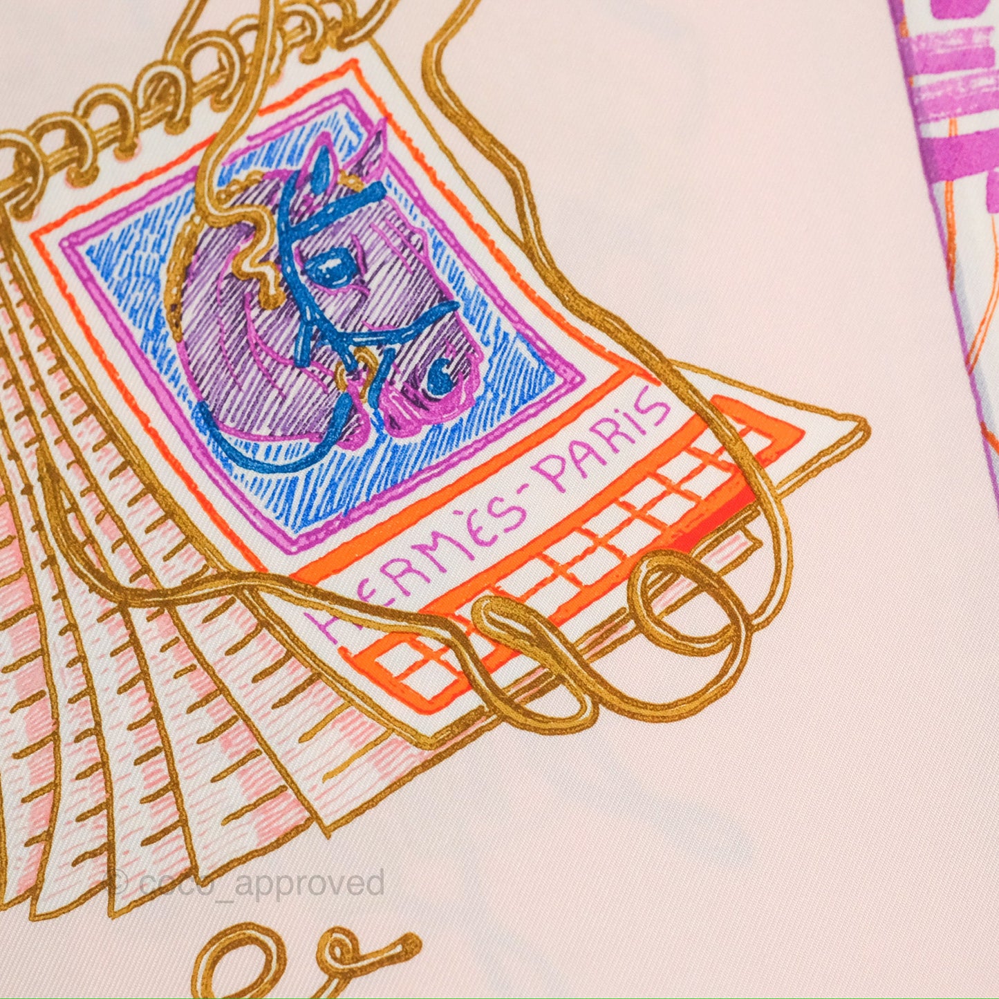 Hermès Chevaloscope Silk Scarf 90