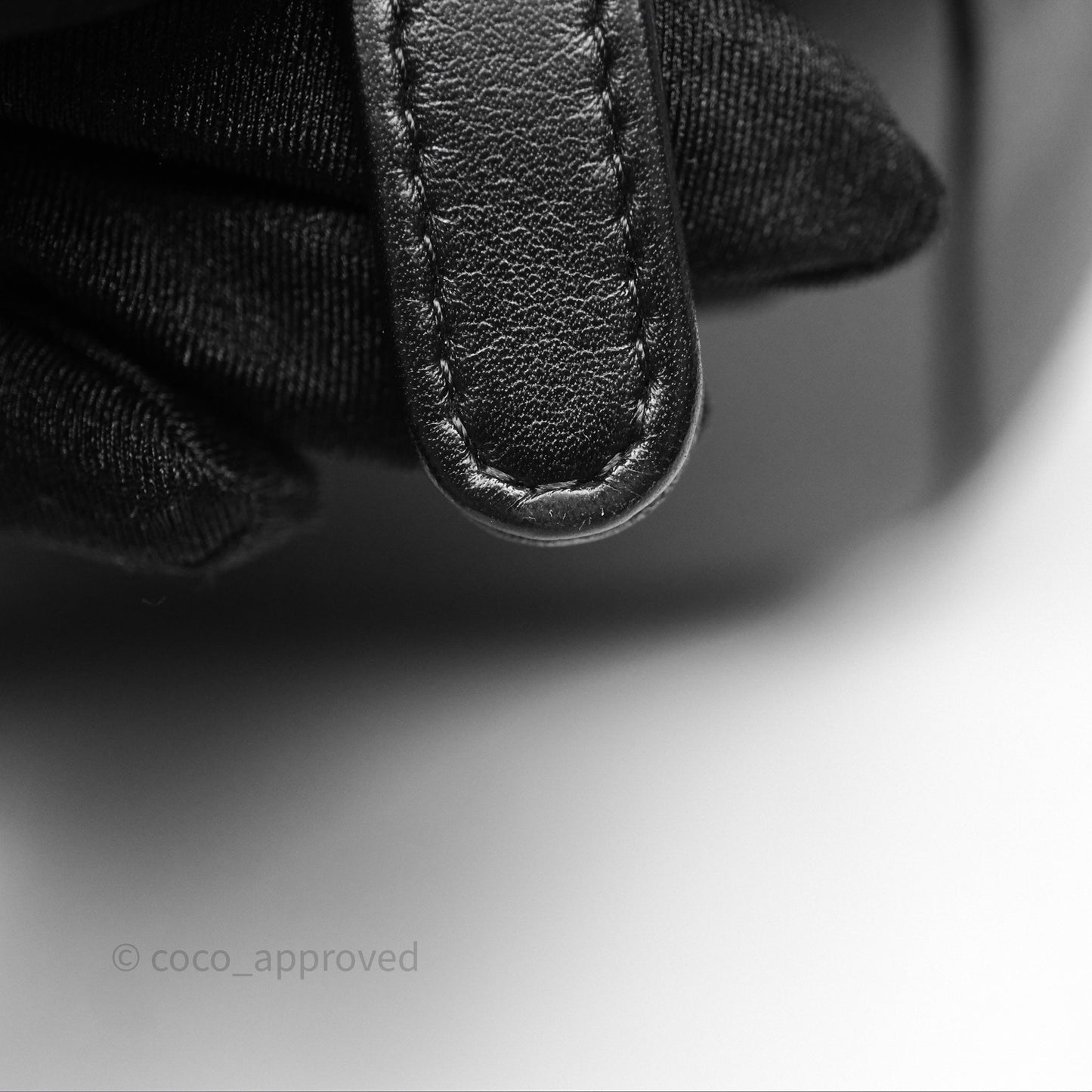 Chanel Quilted Large Duma Drawstring Backpack Black Calfskin