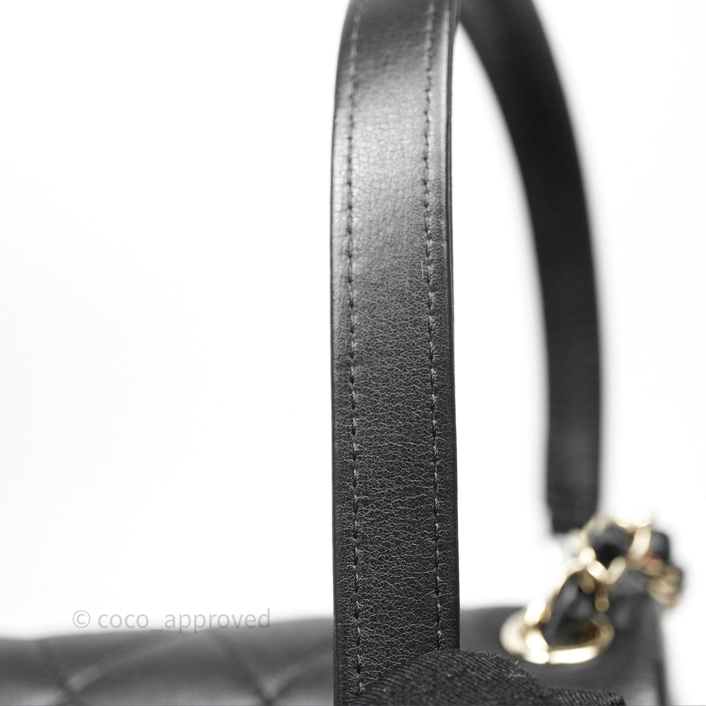 Chanel Quilted Large Duma Drawstring Backpack Black Calfskin