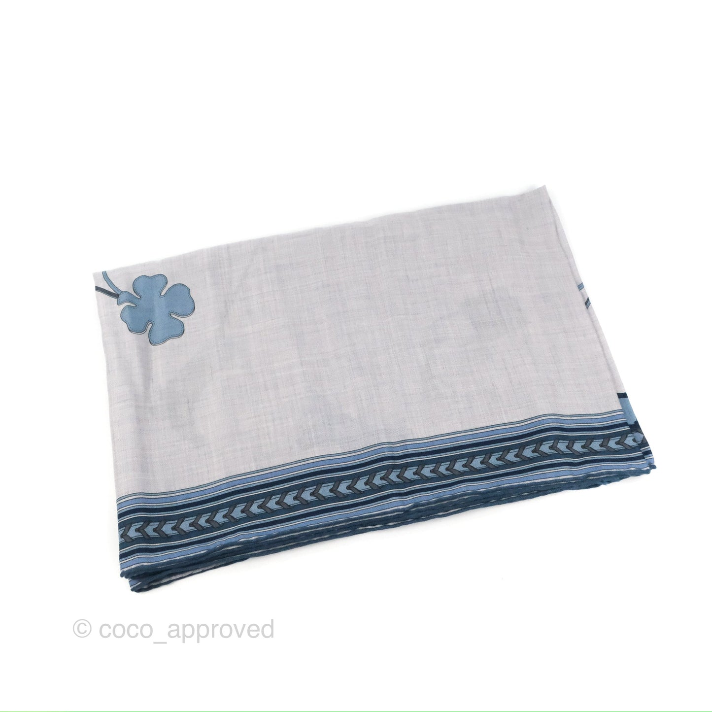 Hermès Et Gris Gris Cashmere/Silk Rectangle Scarf