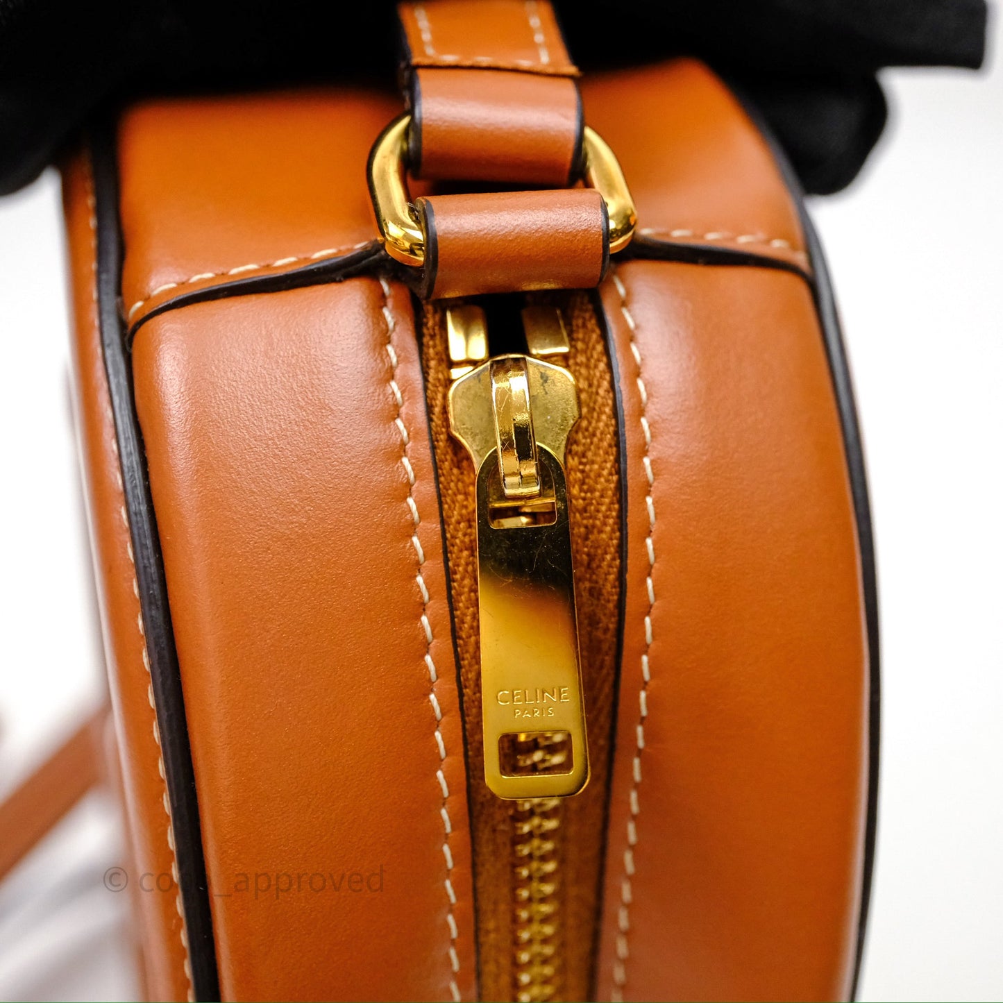 Celine Oval Bag Cuir Triophe Tan Calfskin
