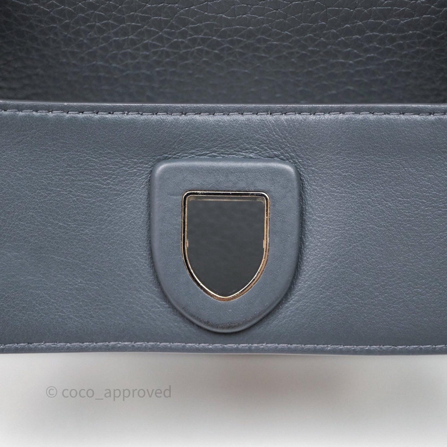 Christian Dior Mini Diorever Bag Grained Calfskin Grey
