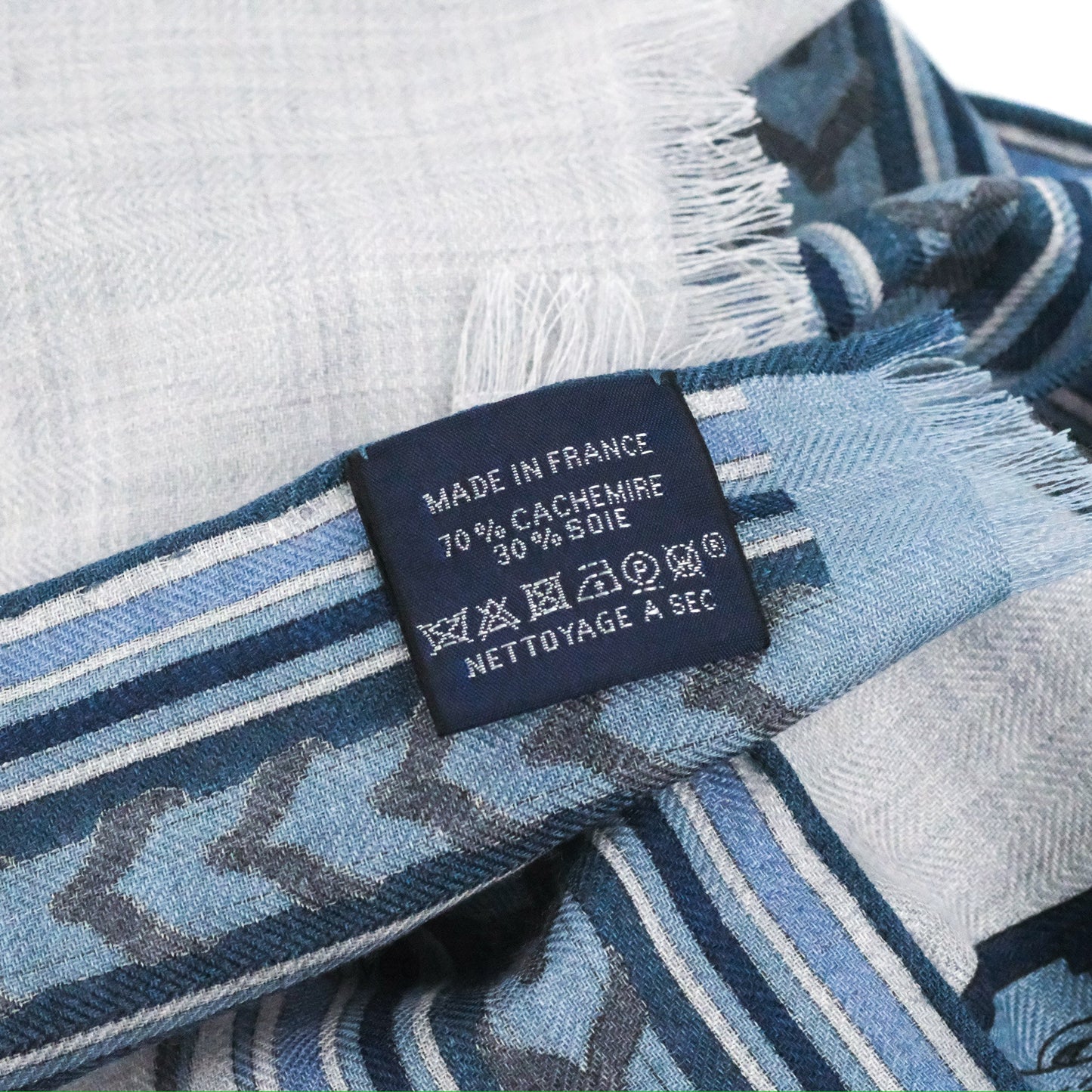 Hermès Et Gris Gris Cashmere/Silk Rectangle Scarf