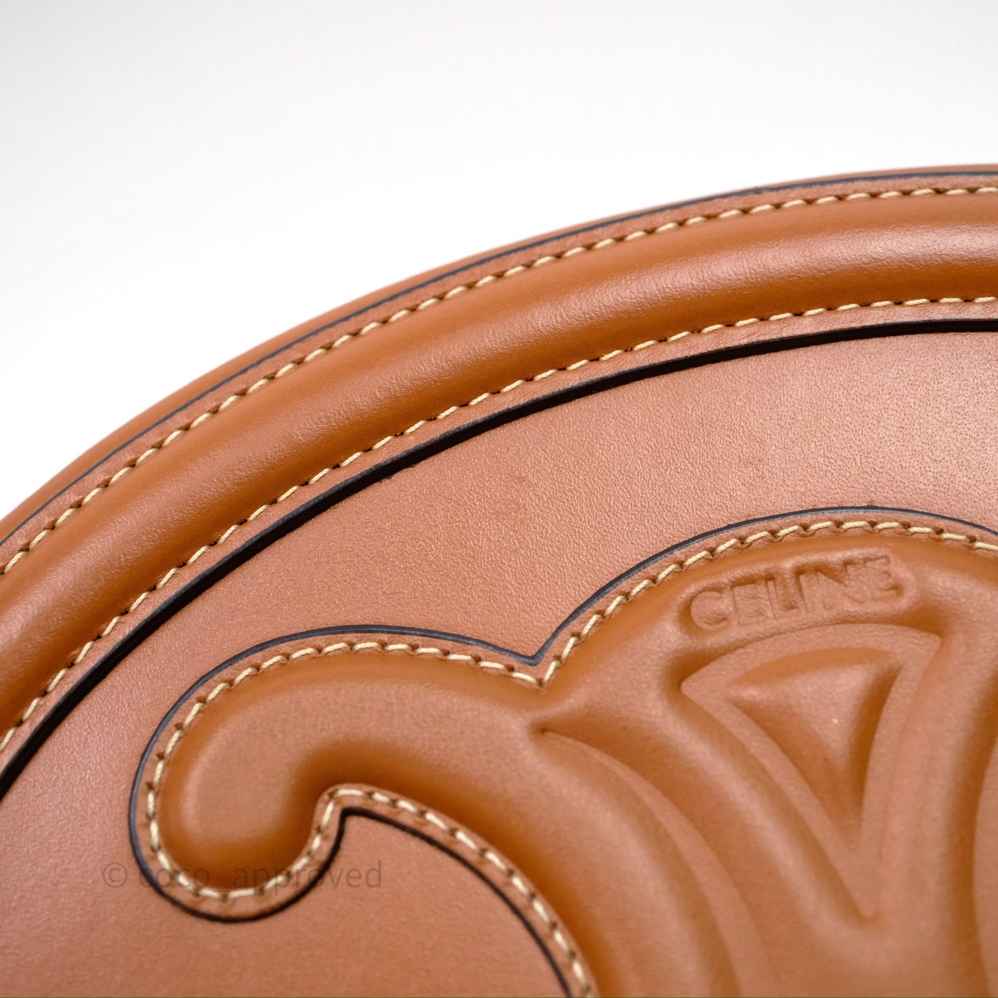 Celine Oval Bag Cuir Triophe Tan Calfskin