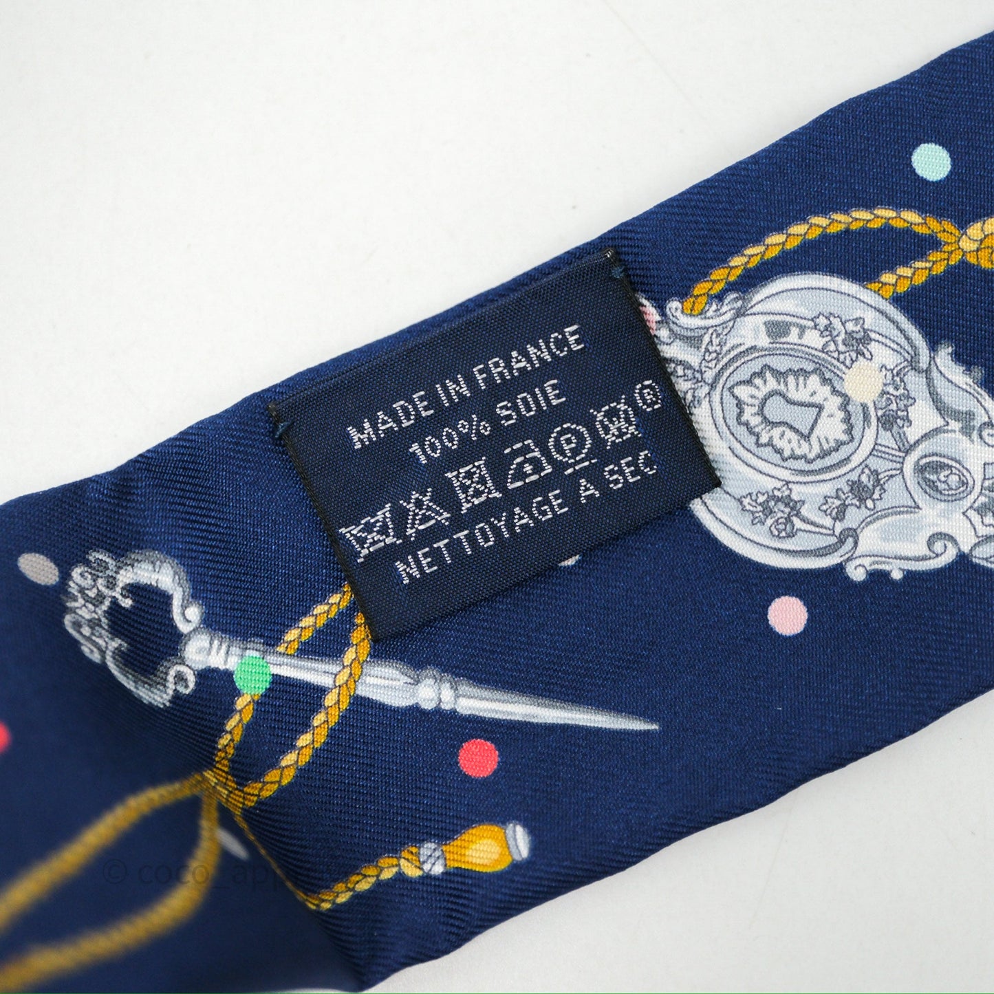 Hermes Silk Les Cles A Pois Twilly
