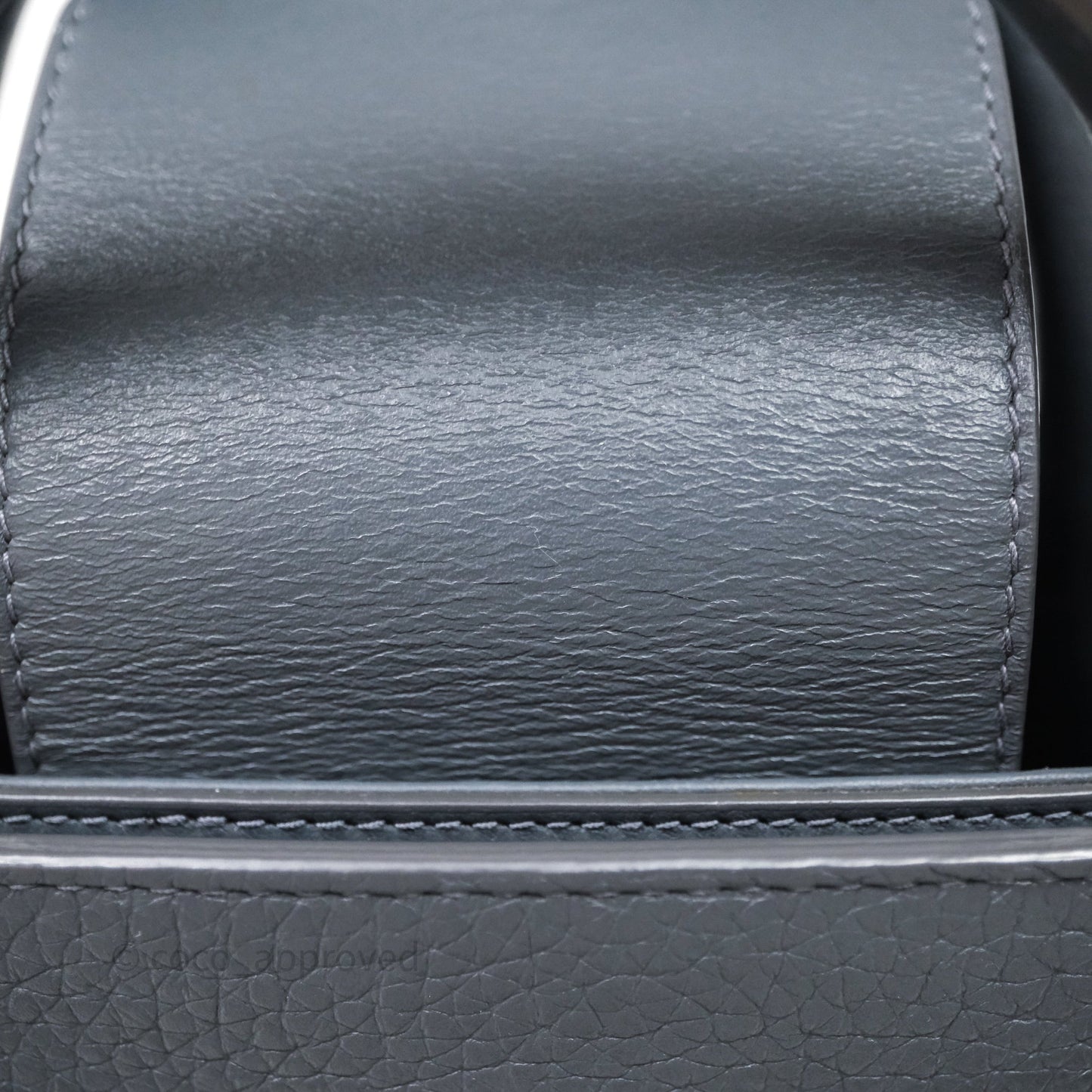 Christian Dior Mini Diorever Bag Grained Calfskin Grey