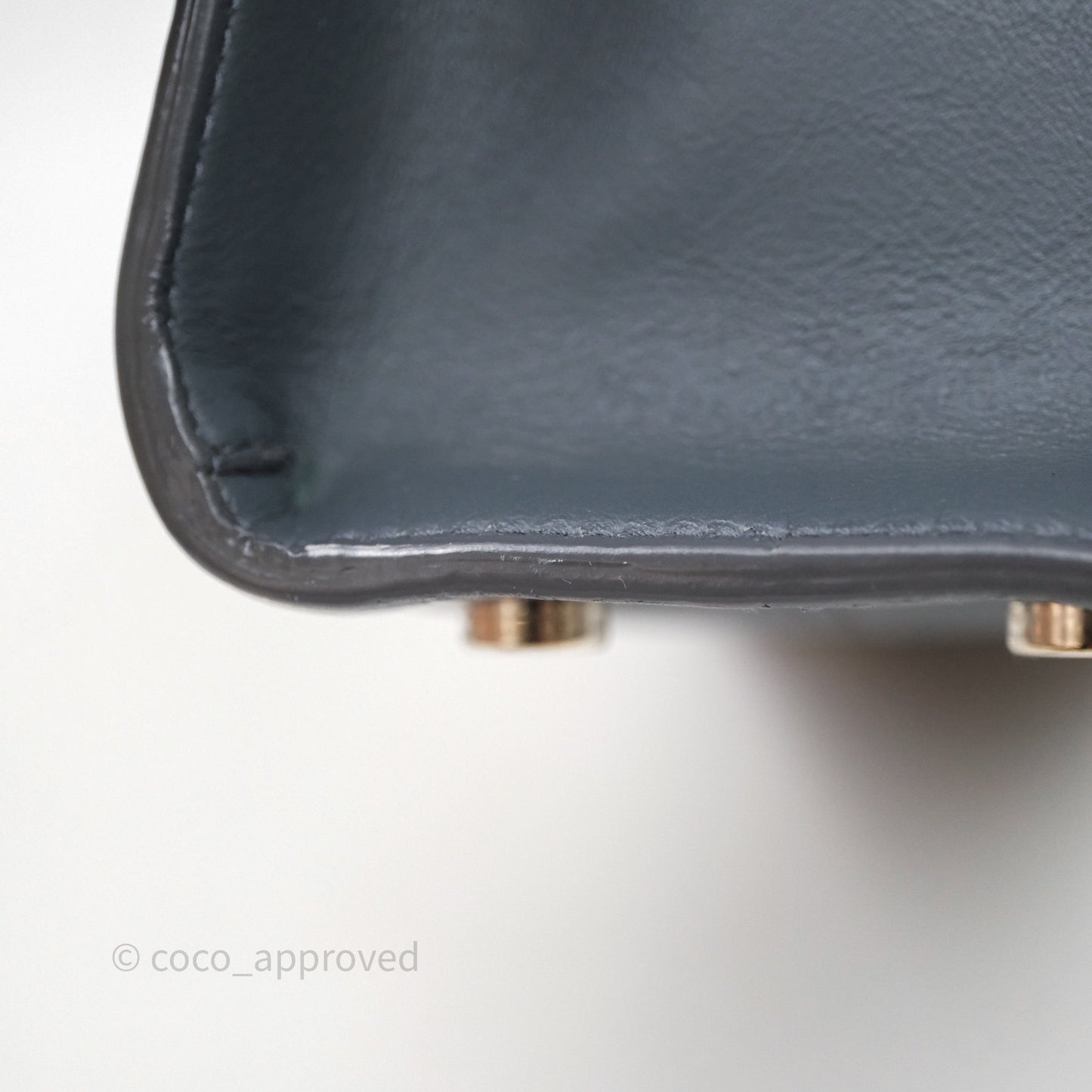 Christian Dior Mini Diorever Bag Grained Calfskin Grey