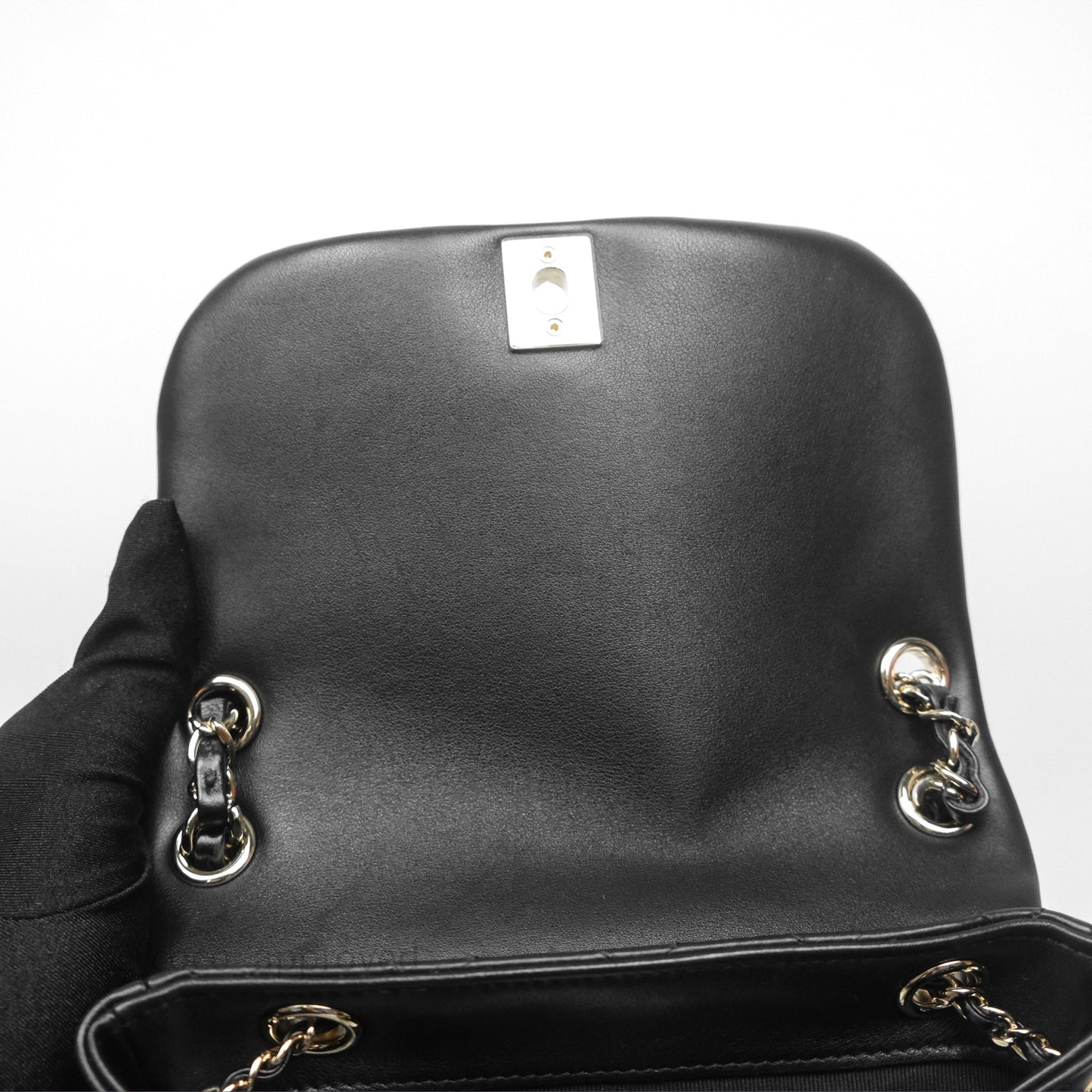 Chanel Quilted Large Duma Drawstring Backpack Black Calfskin