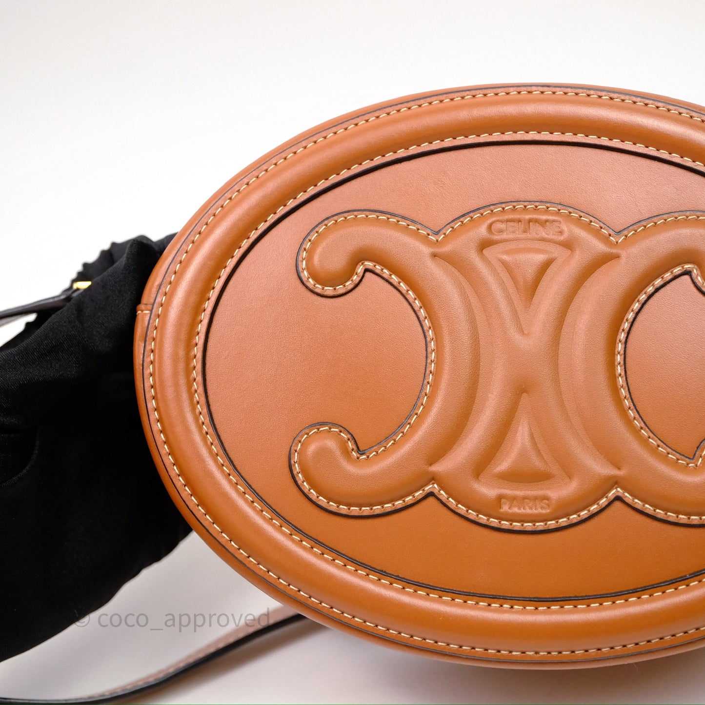 Celine Oval Bag Cuir Triophe Tan Calfskin