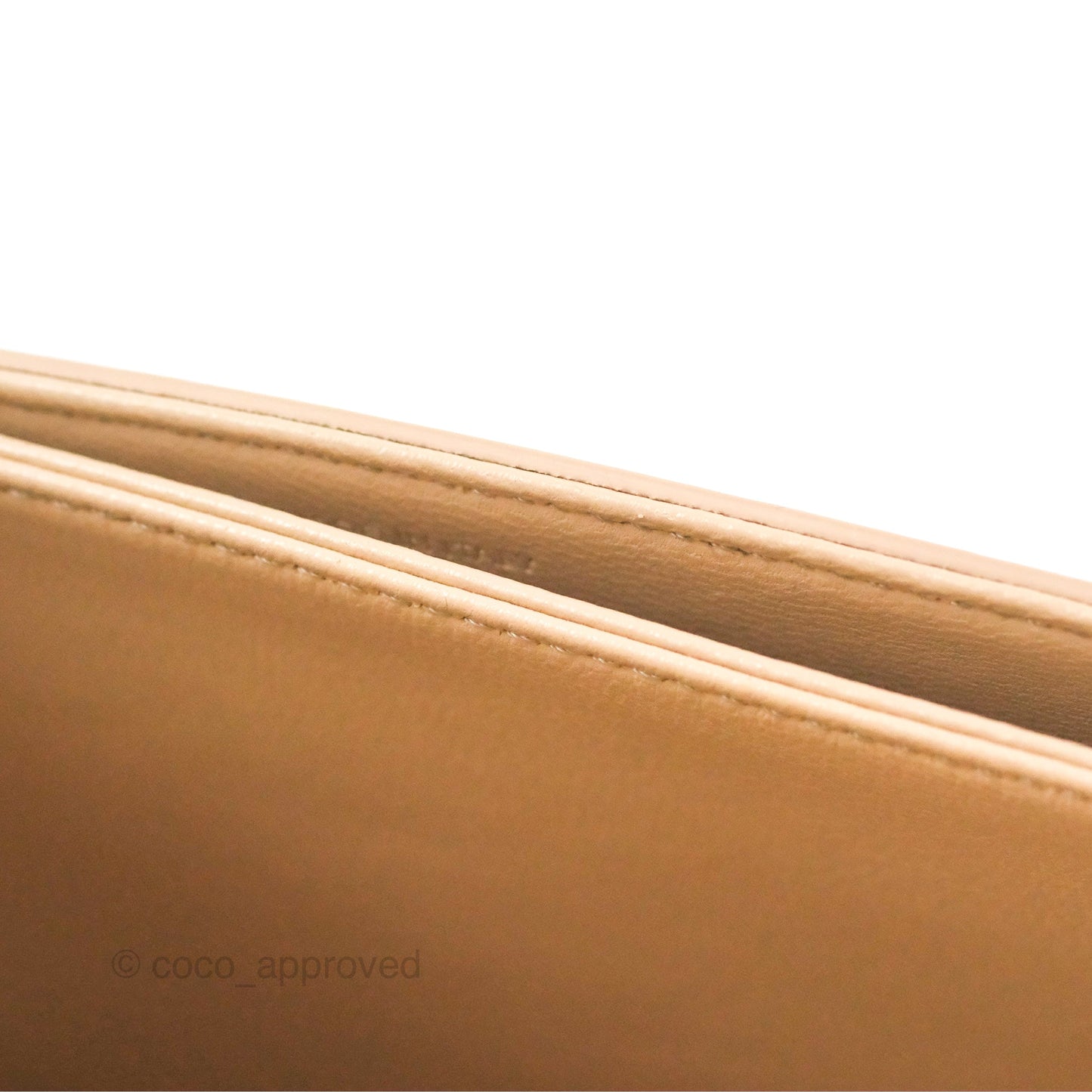 Celine Teen Triomphe Bag Shiny Calfskin Light Beige