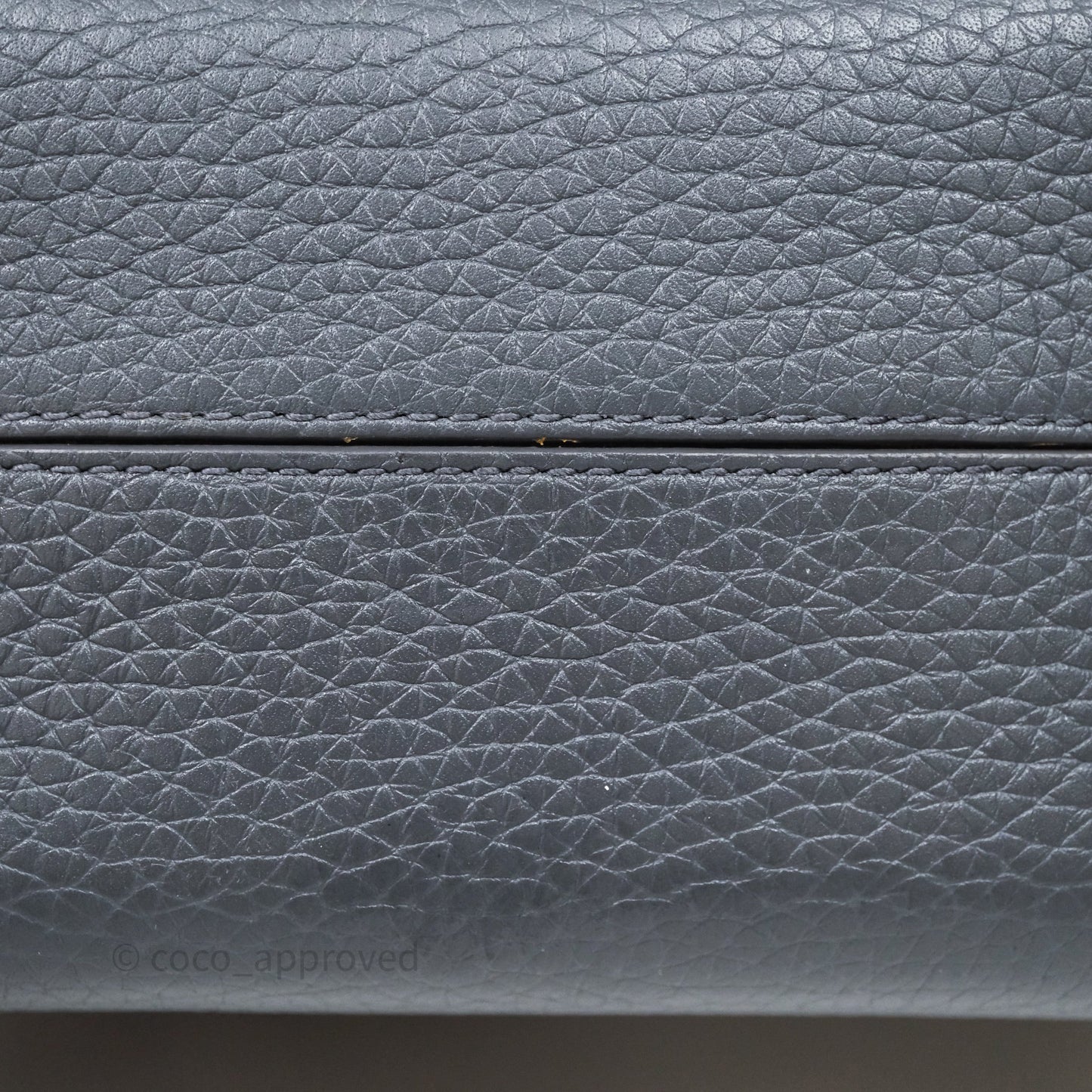 Christian Dior Mini Diorever Bag Grained Calfskin Grey