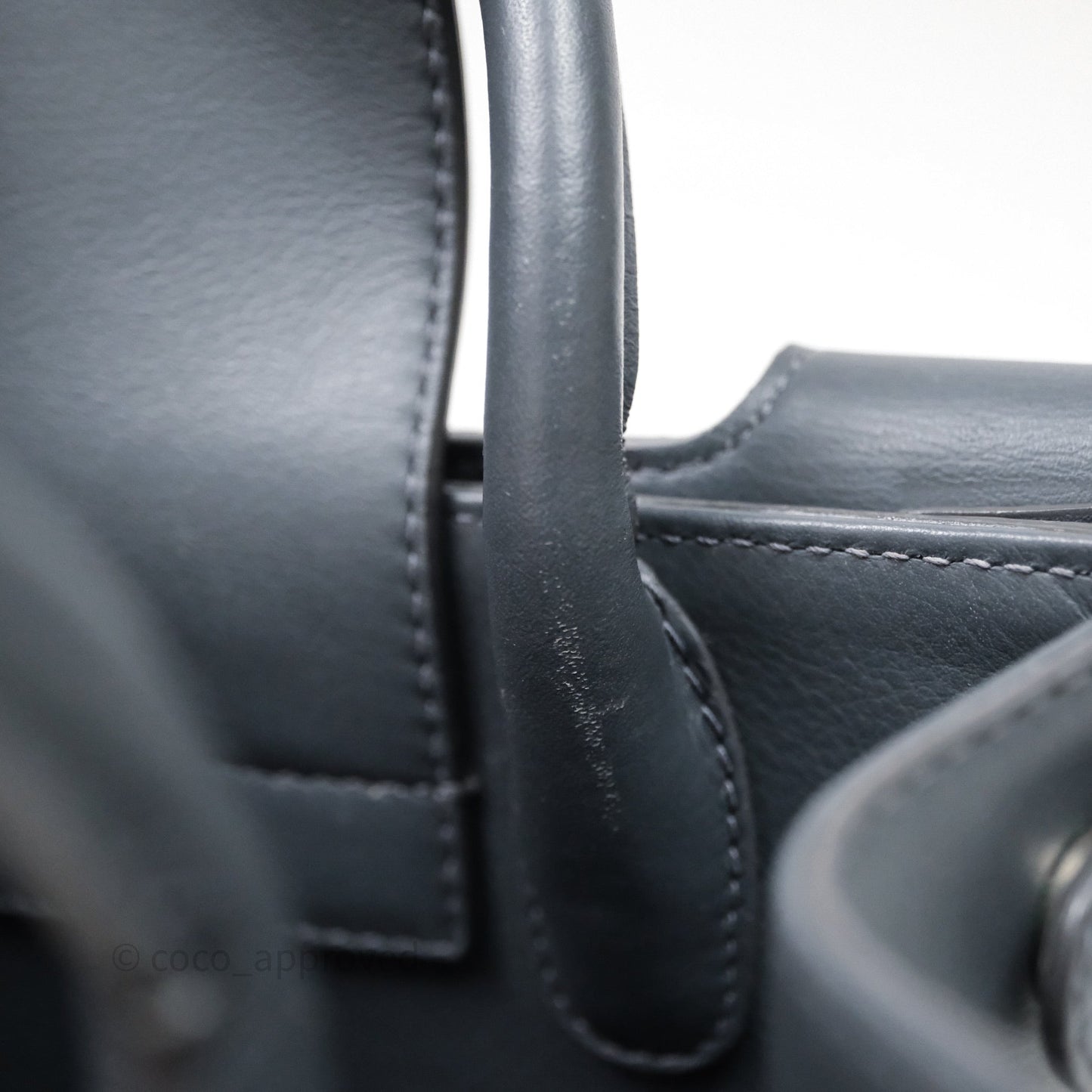 Christian Dior Mini Diorever Bag Grained Calfskin Grey
