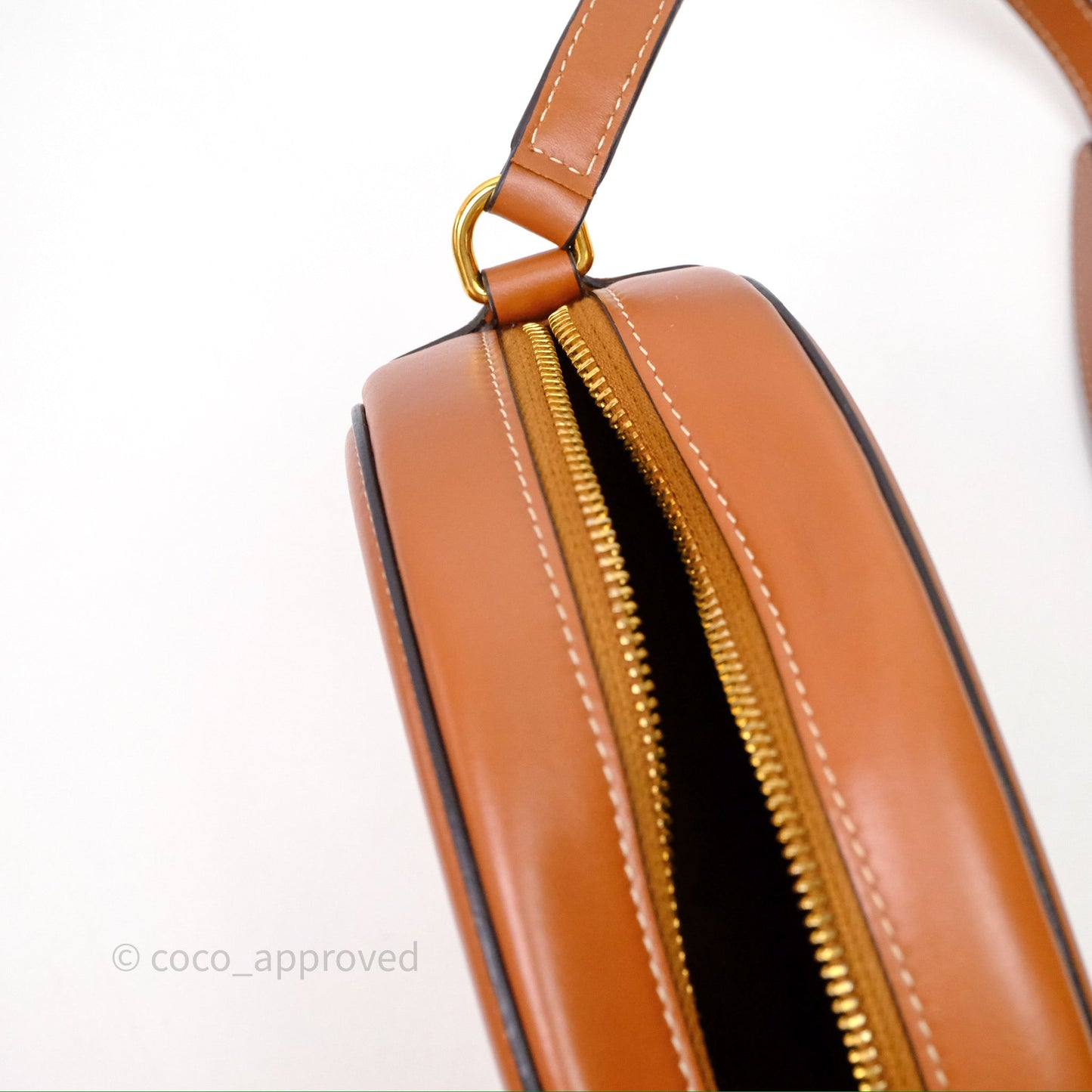 Celine Oval Bag Cuir Triophe Tan Calfskin