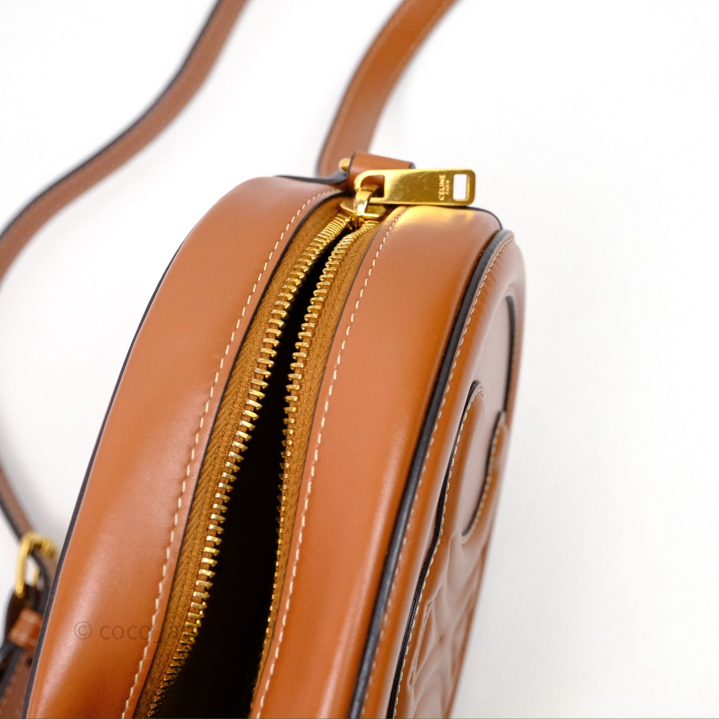 Celine Oval Bag Cuir Triophe Tan Calfskin