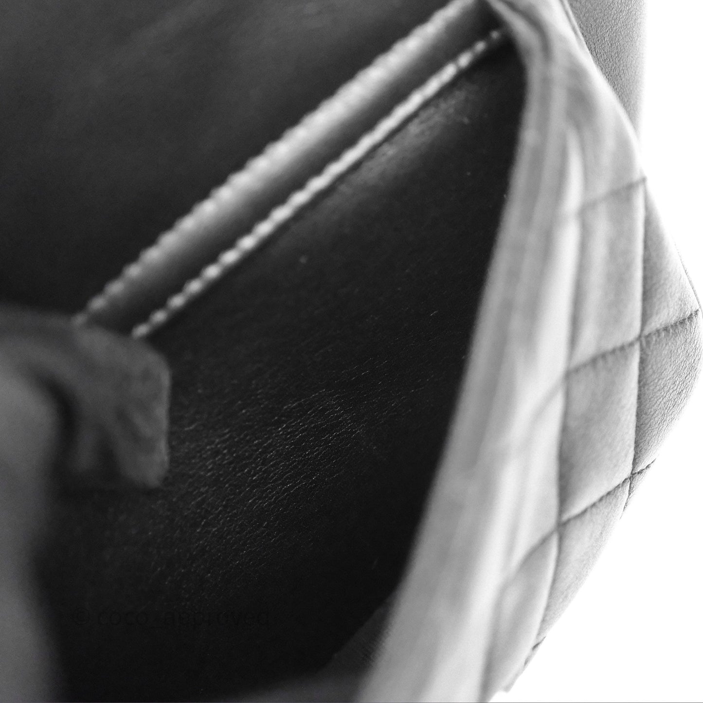 Chanel Quilted Large Duma Drawstring Backpack Black Calfskin