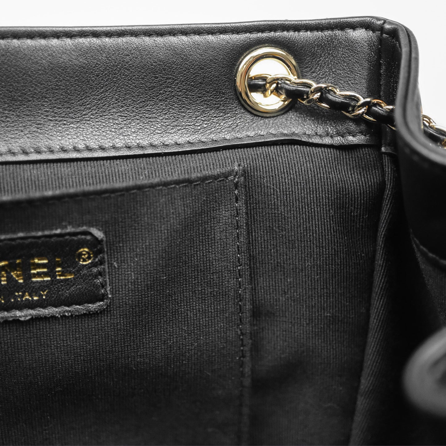 Chanel Quilted Large Duma Drawstring Backpack Black Calfskin