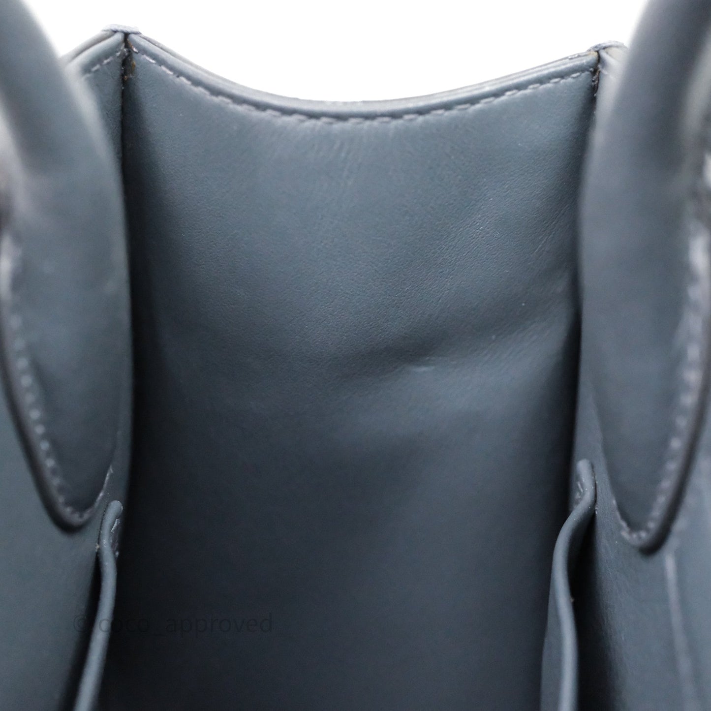 Christian Dior Mini Diorever Bag Grained Calfskin Grey