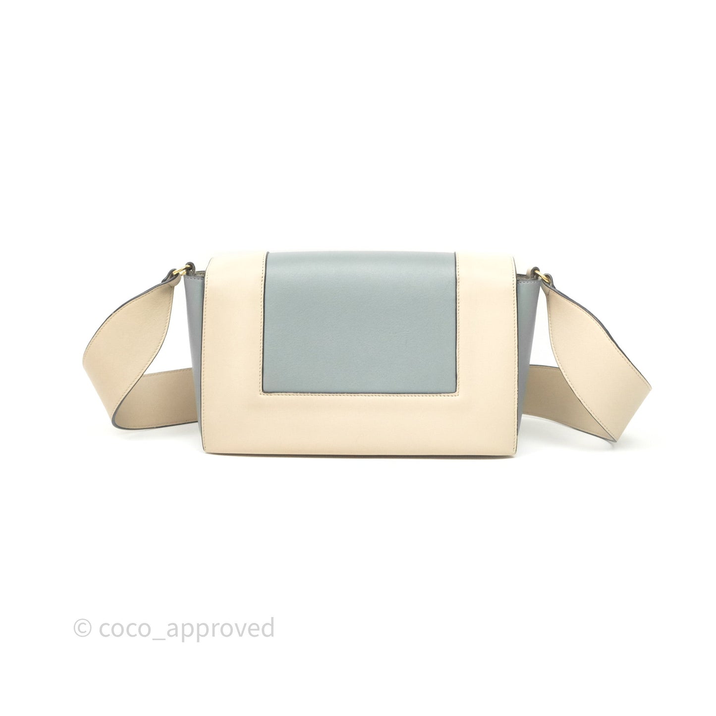 Celine Frame Bag Blue & Optic White