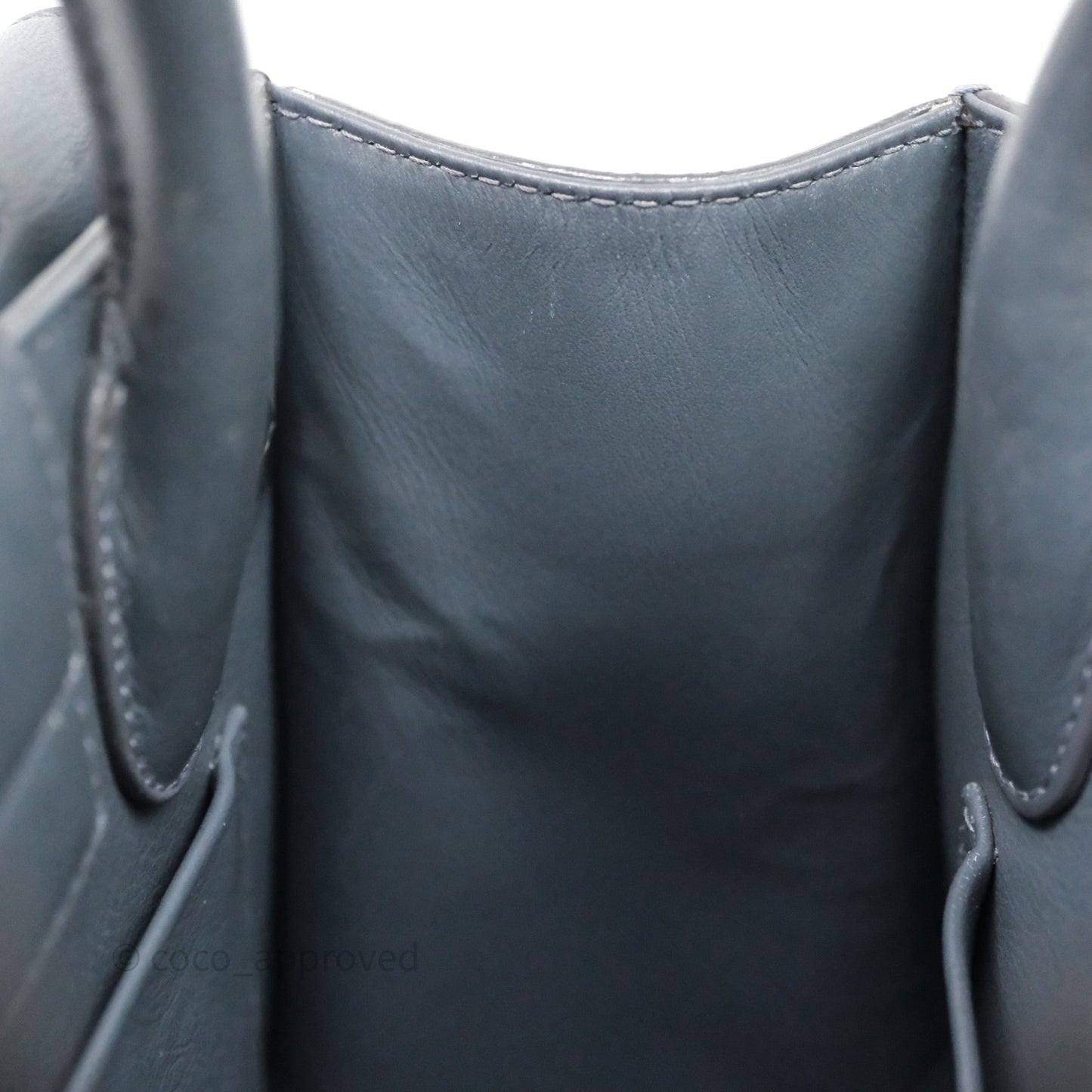 Christian Dior Mini Diorever Bag Grained Calfskin Grey