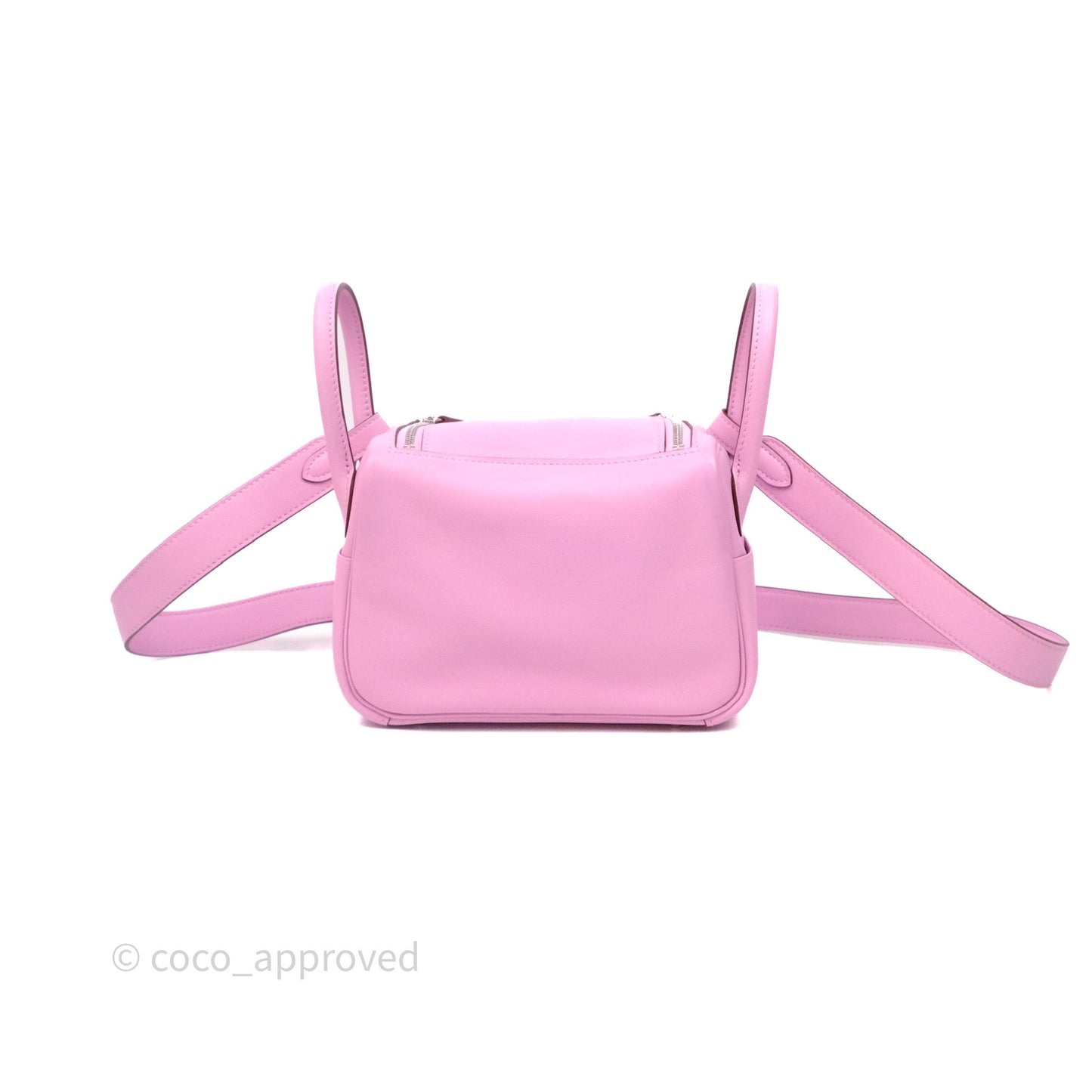 Hermès Mini Lindy 20 Swift Mauve Sylvestre X9 Palladium Hardware